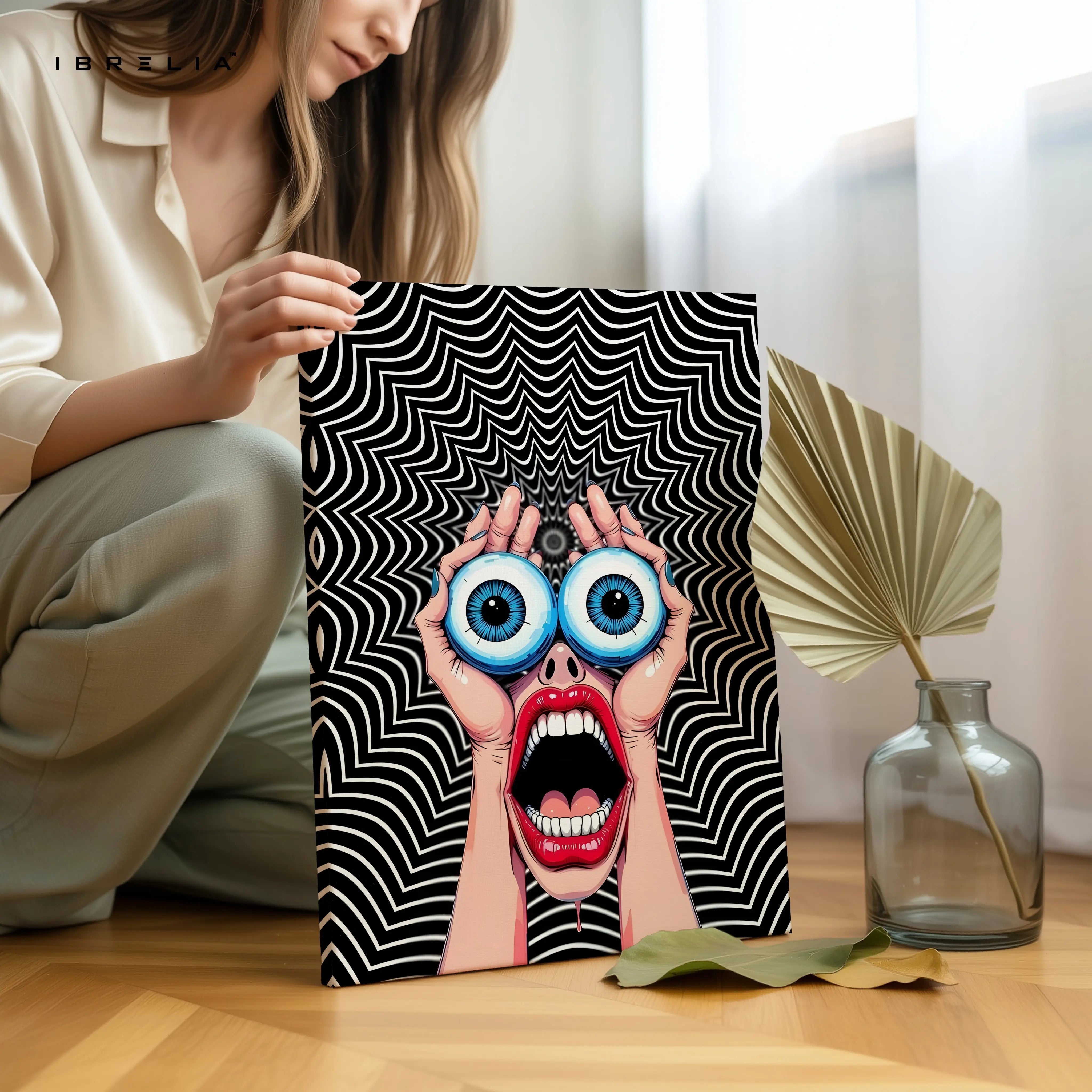 Surreal Shock Vision Art – 4K Ultra Wrap Frame Wall Art in Pakistan | IBRELIA™ IBRELIA