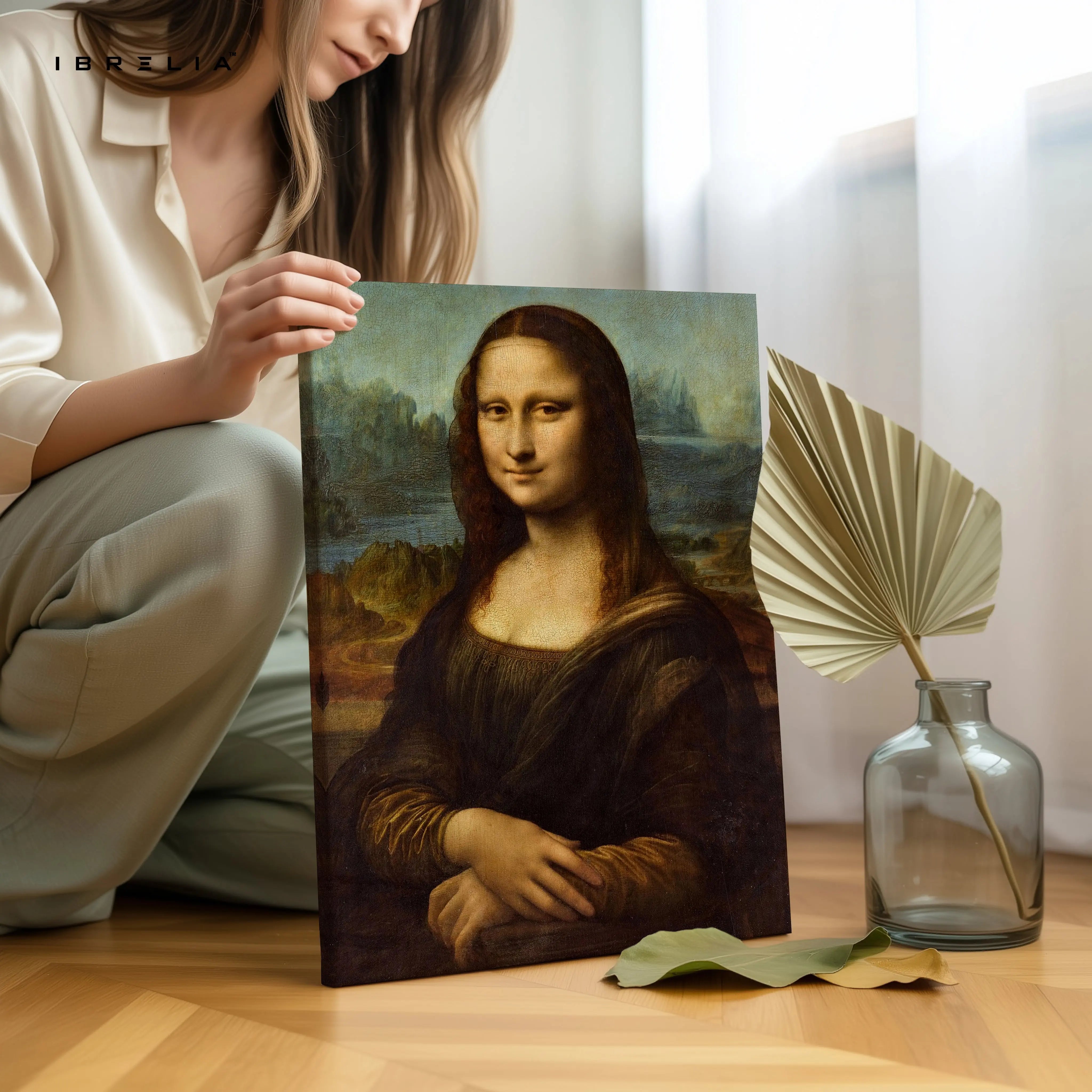 Mona Lisa Renaissance Noir Art – Timeless Classic Wall Art | 4K Ultra Wrap Frame Wall Art in Pakistan | IBRELIA™ IBRELIA