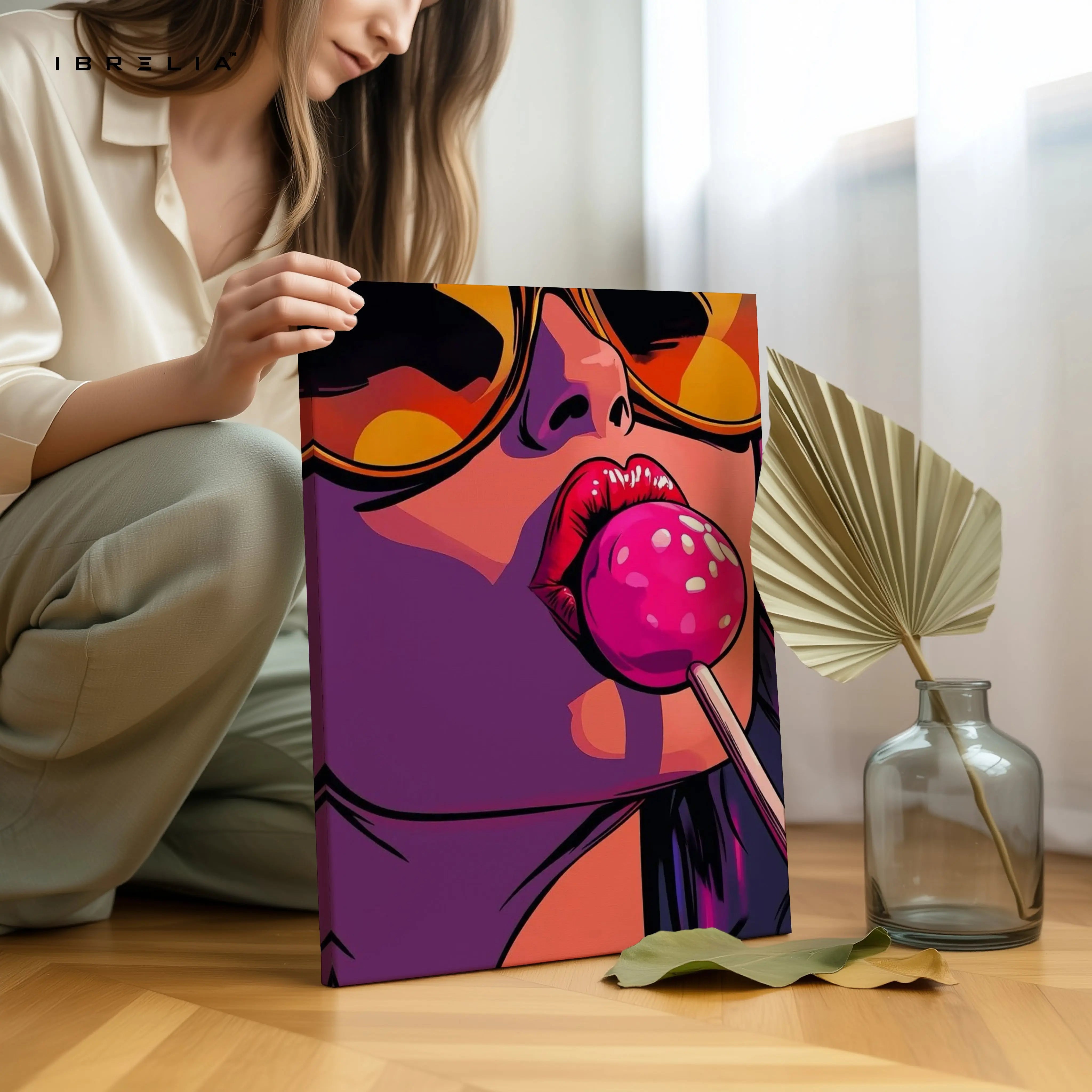 Pop Candy Rebel Art – 4K Ultra Wrap Frame Wall Art in Pakistan | IBRELIA™ IBRELIA