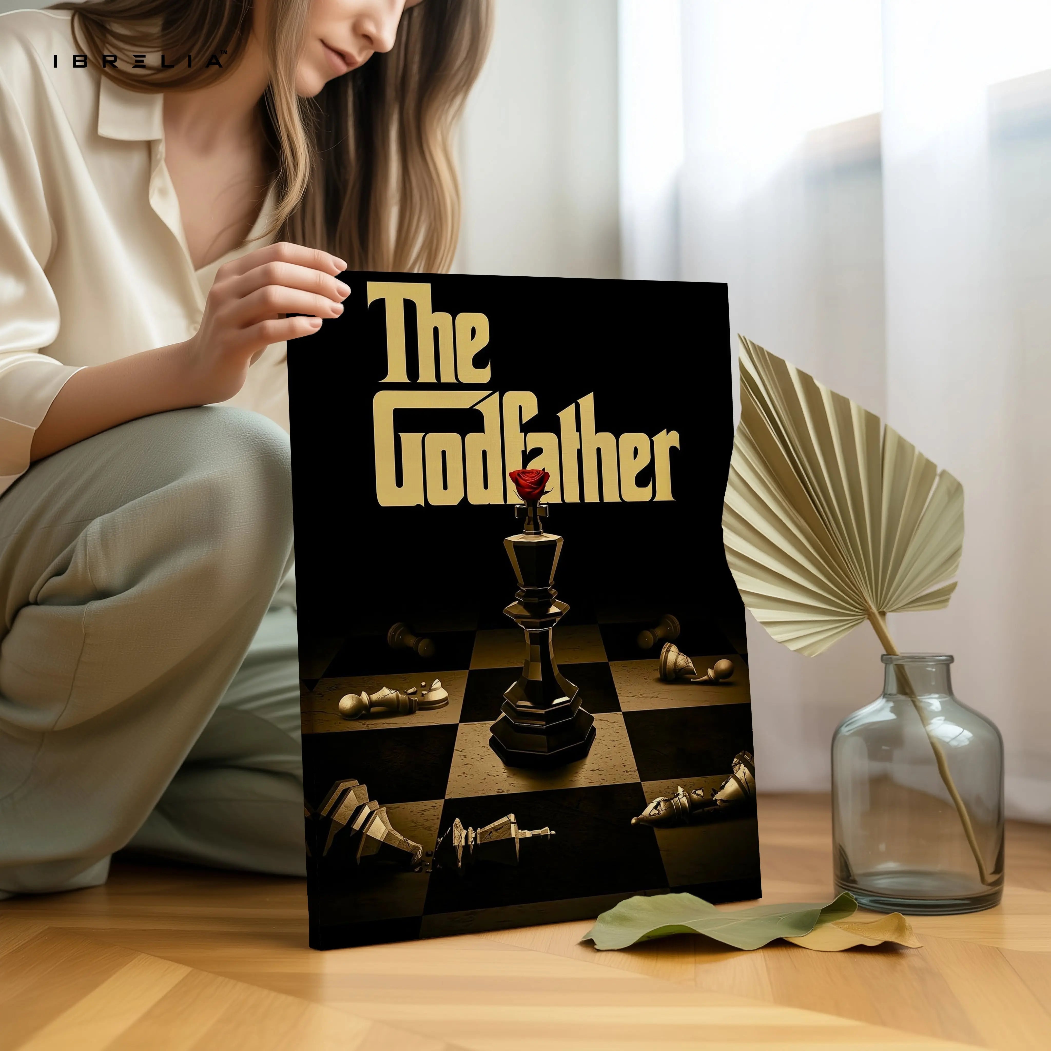 The Godfather Chess Power Art – 4K Ultra Wrap Frame Wall Art in Pakistan | IBRELIA™ IBRELIA