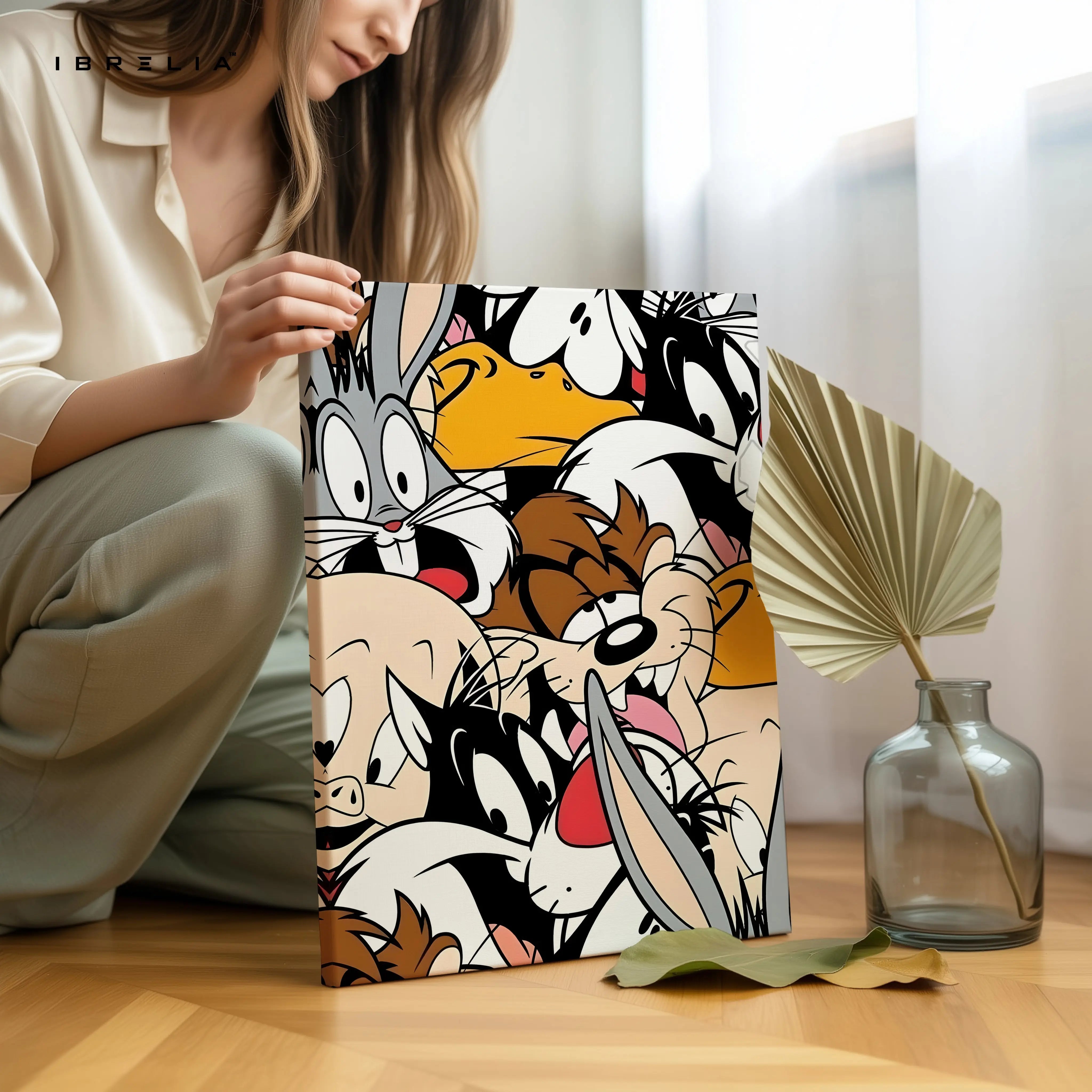 Classic Cartoon Chaos Collage – 4K Ultra Wrap Frame Wall Art in Pakistan | IBRELIA™ IBRELIA