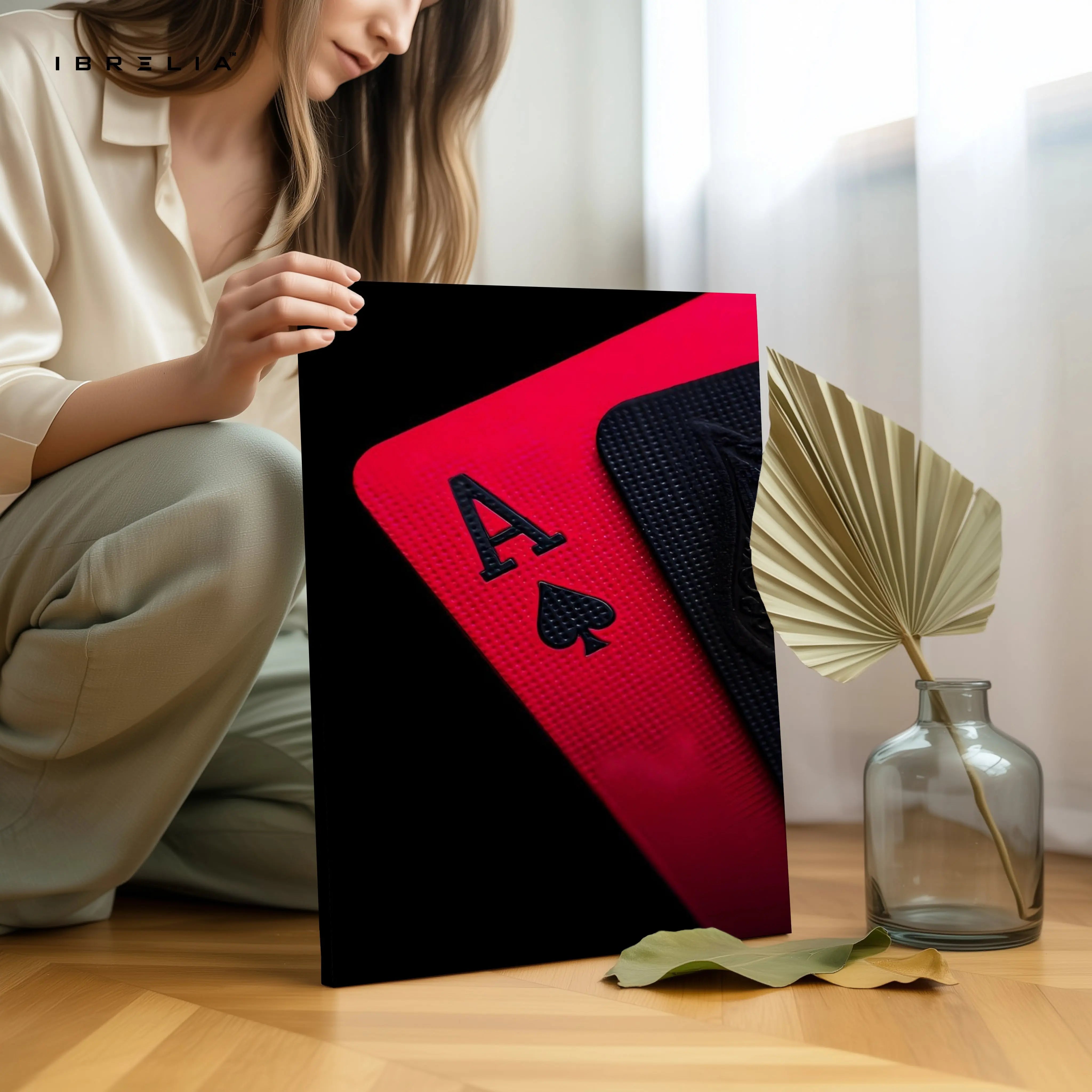 Ace of Spades Power Card – 4K Ultra Wrap Frame Wall Art in Pakistan | IBRELIA™ IBRELIA