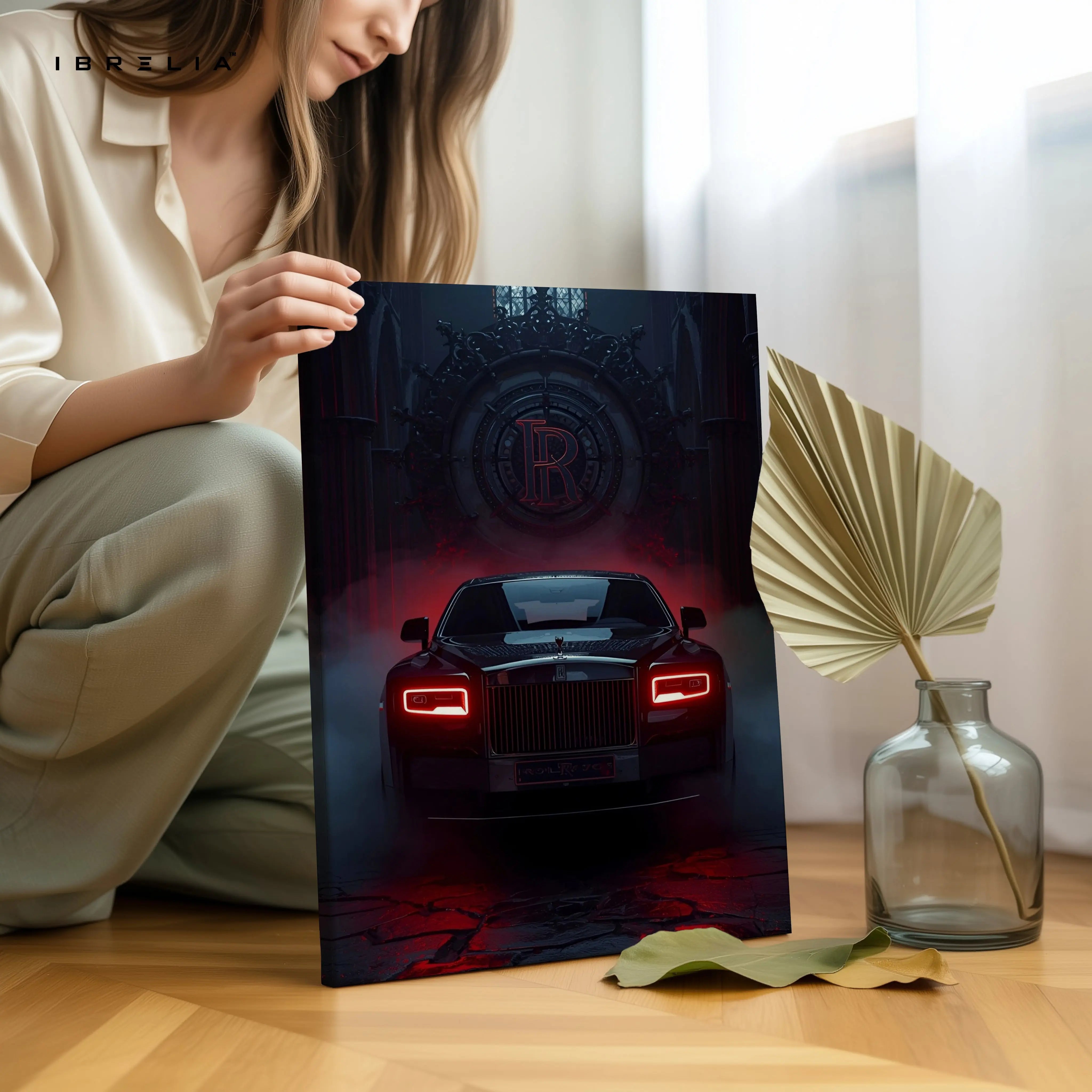 Rolls-Royce Phantom Dark Royale – 4K Ultra Wrap Frame Luxury Wall Art | IBRELIA™ IBRELIA