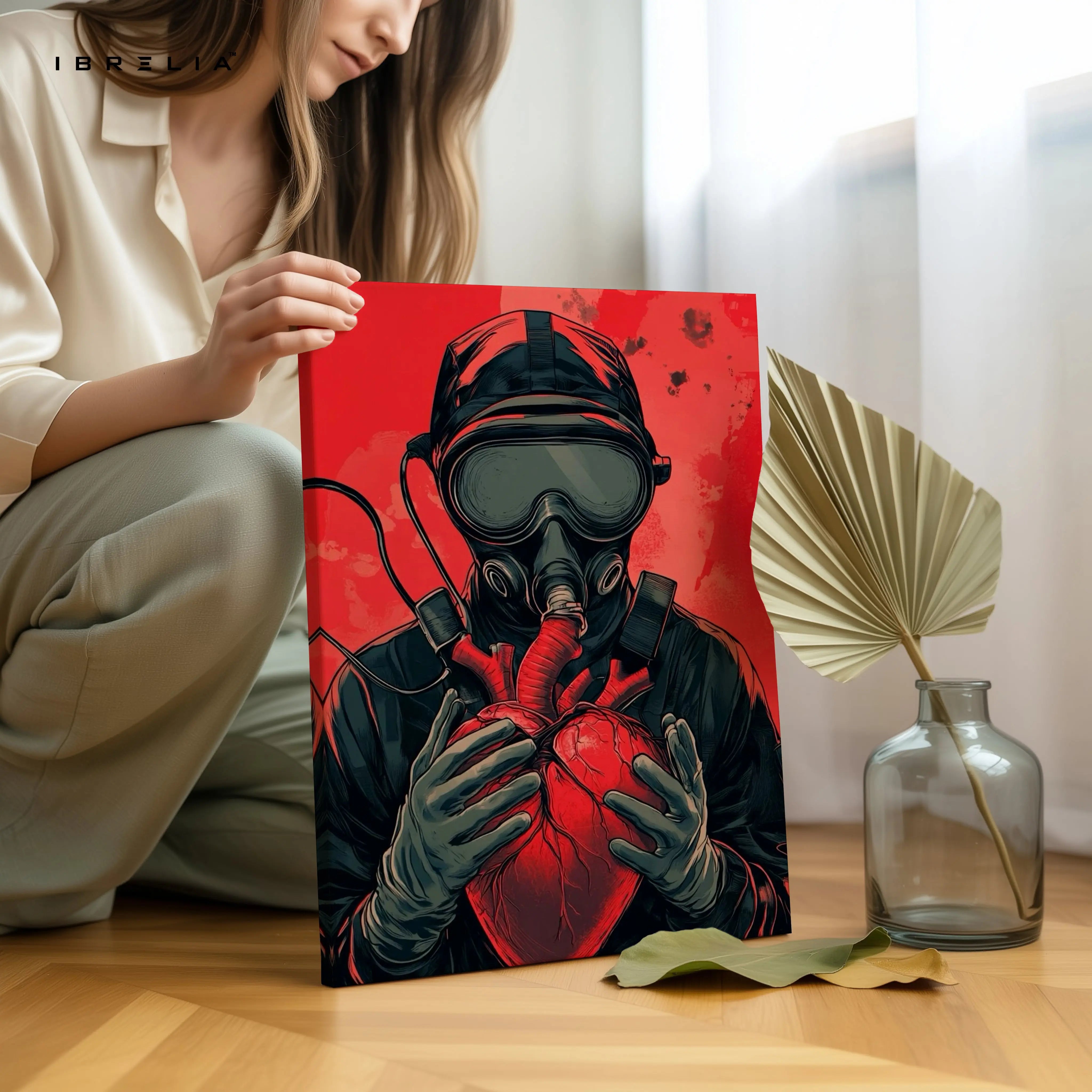 Toxic Love Heart Art – 4K Ultra Wrap Frame Wall Art in Pakistan | IBRELIA™ IBRELIA