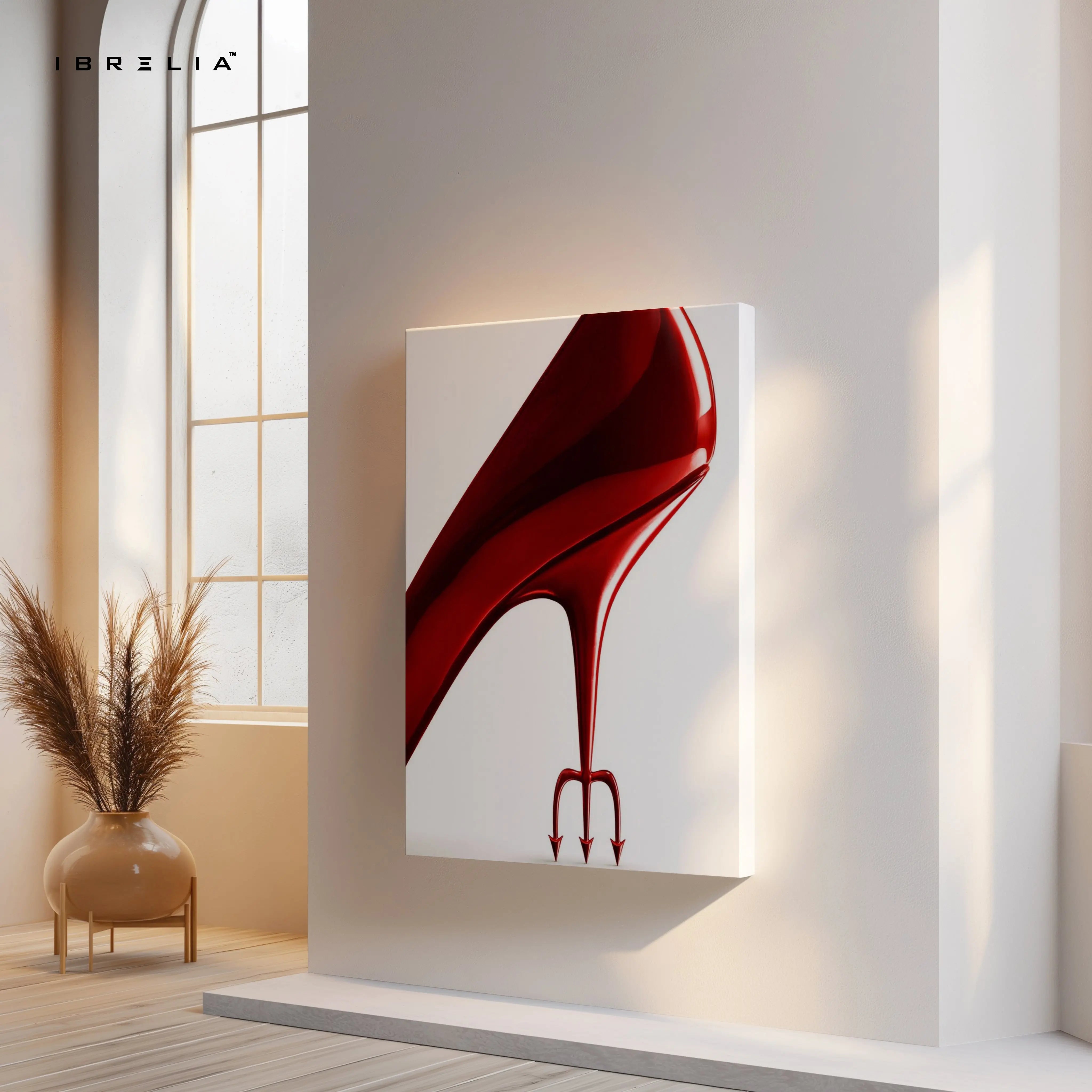 Devil Heel Desire Art – 4K Ultra Wrap Frame Wall Art in Pakistan | IBRELIA™ IBRELIA