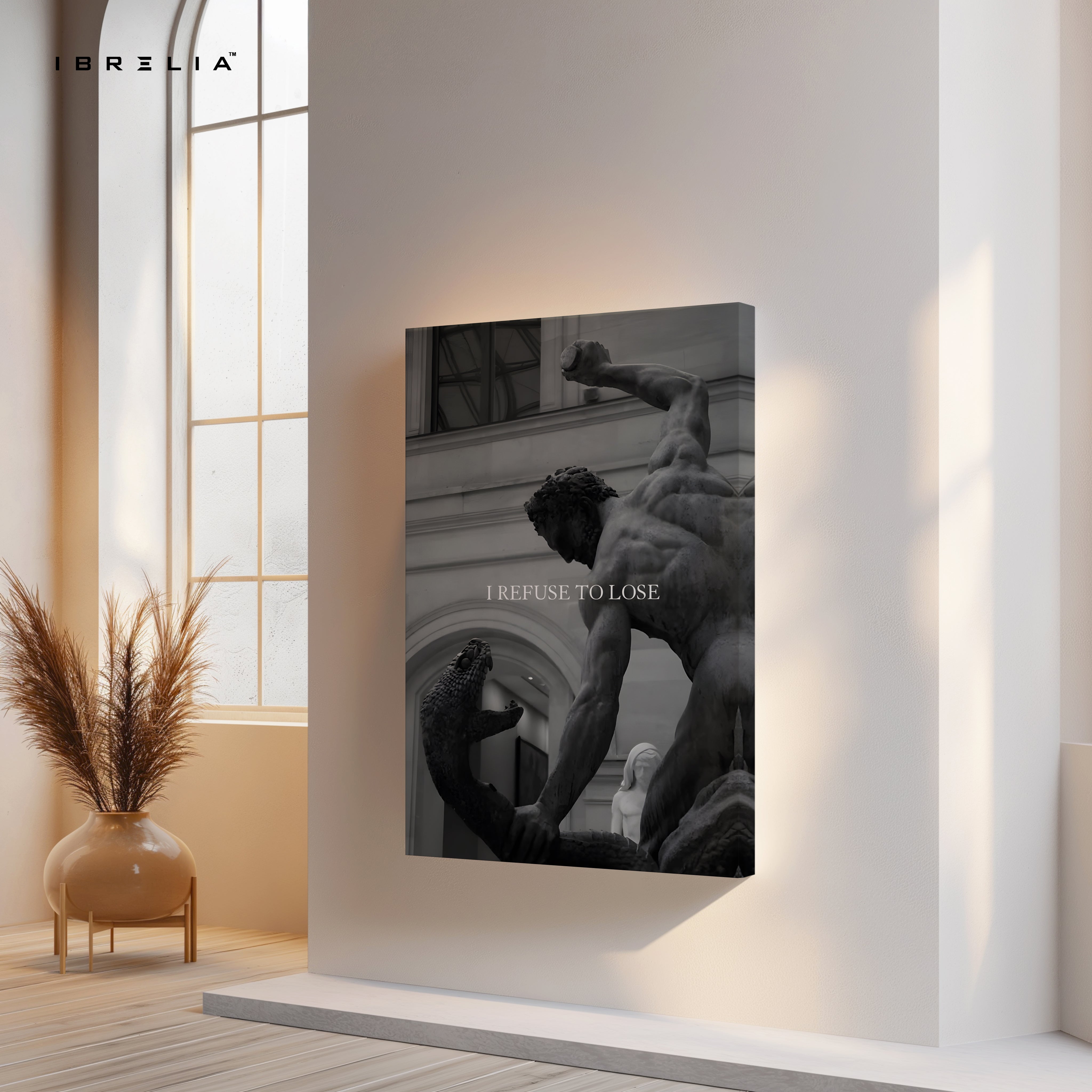 I Refuse To Lose Statue Art – 4K Ultra Wrap Frame Wall Art in Pakistan | IBRELIA™