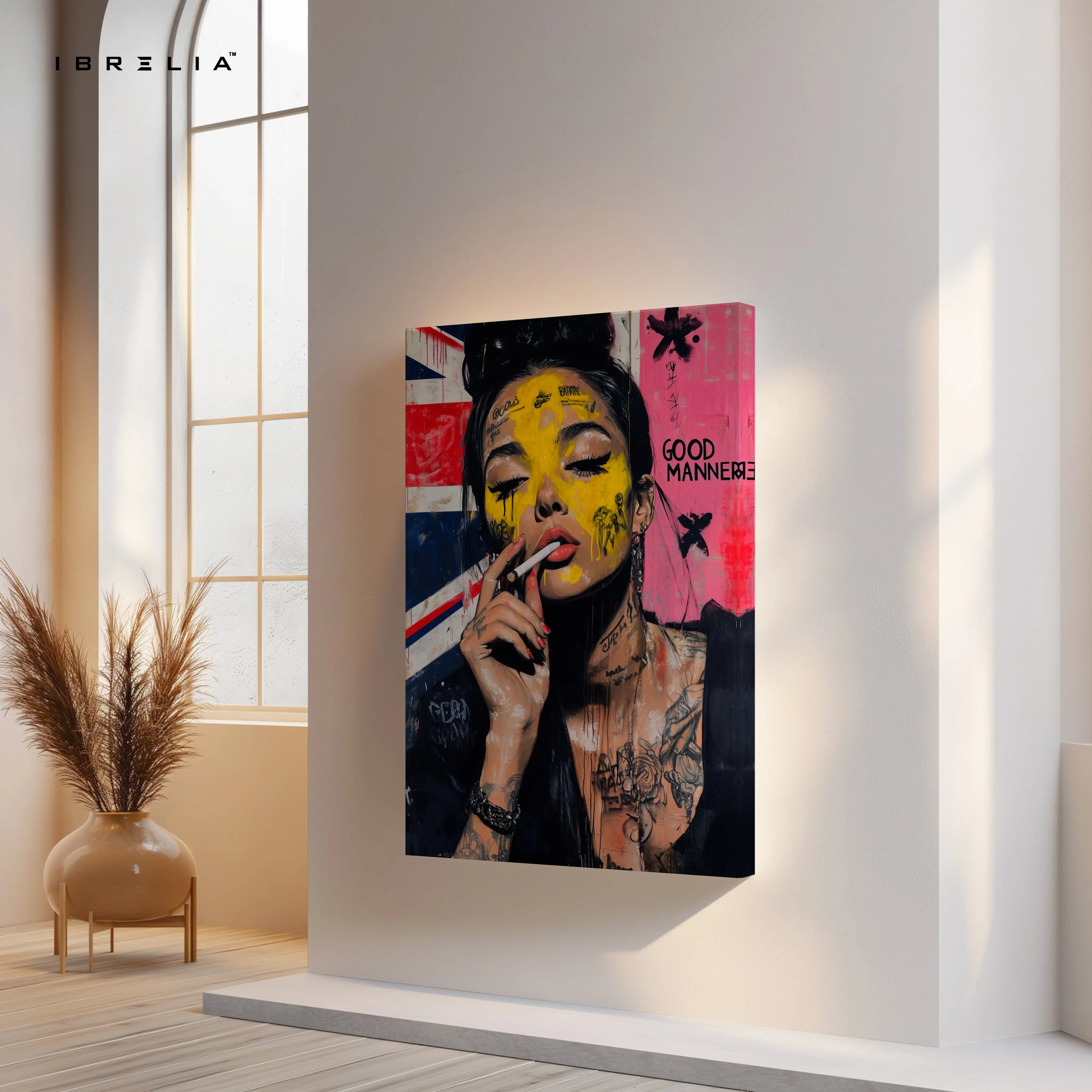 Good Manner Street Girl Art – 4K Ultra Wrap Frame Wall Art in Pakistan | IBRELIA™ IBRELIA