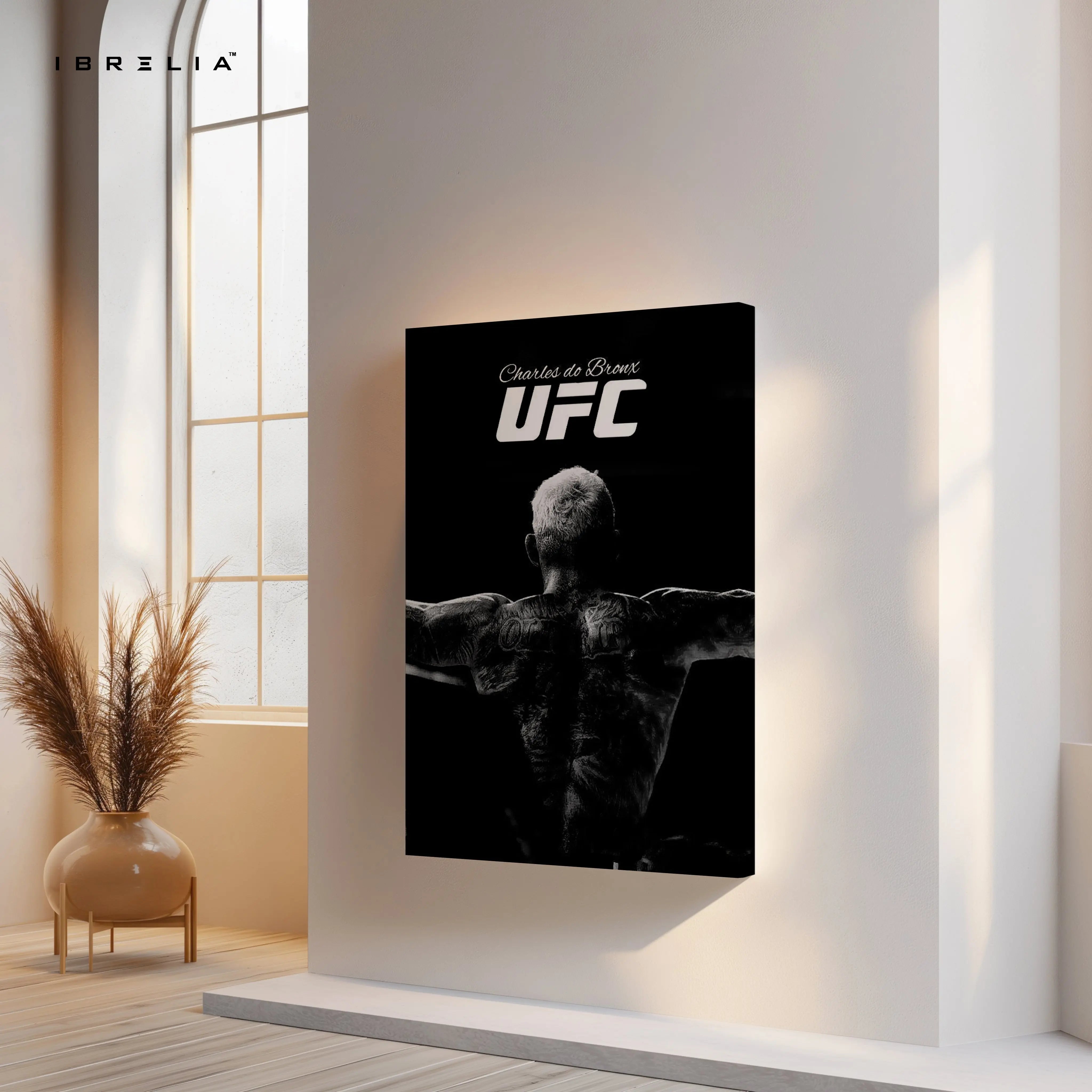 Charles do Bronx UFC Champion Portrait Art – 4K Ultra Wrap Frame Wall Art in Pakistan | IBRELIA™ IBRELIA