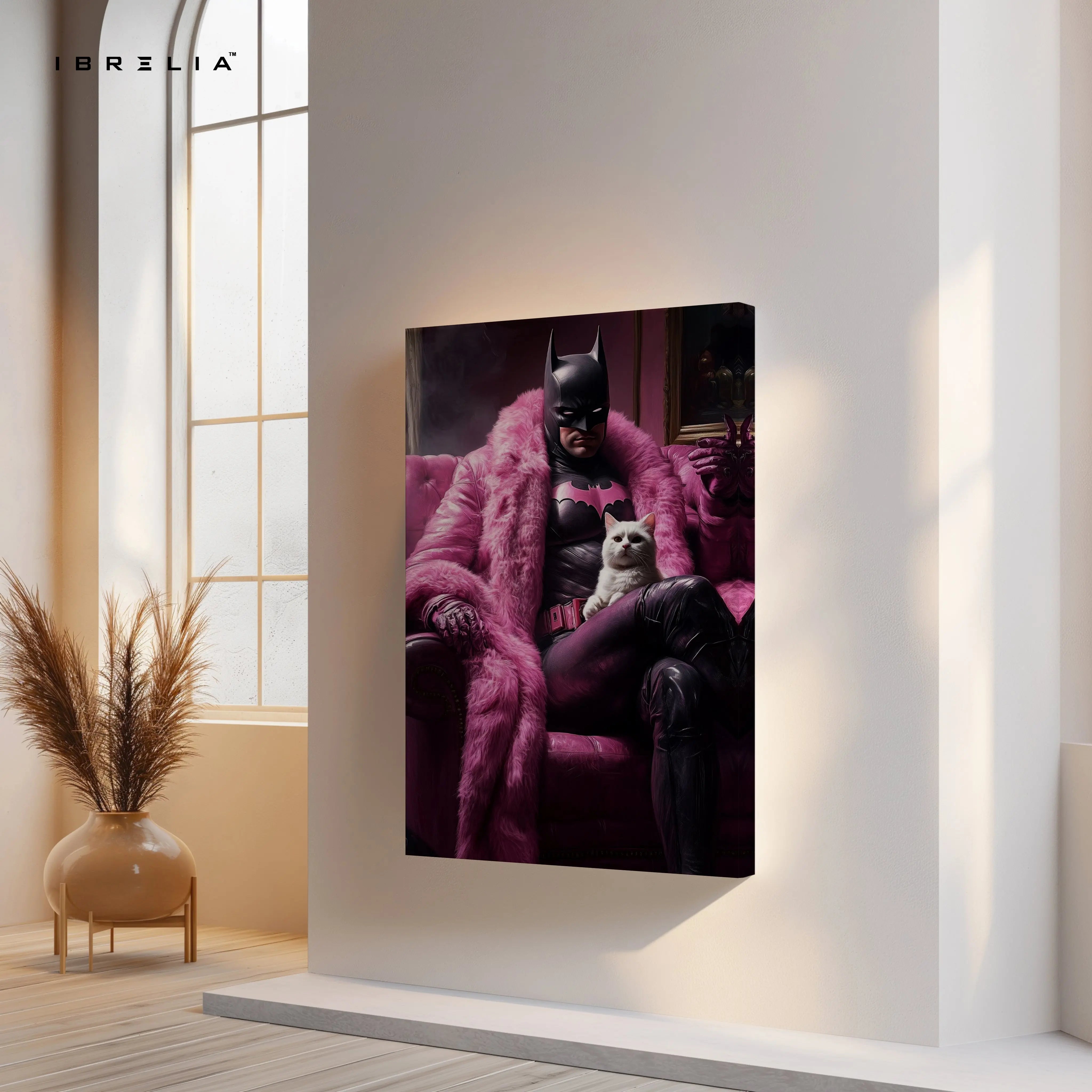 Batman Pink Luxury Art – 4K Ultra Wrap Frame Wall Art in Pakistan | IBRELIA™ IBRELIA