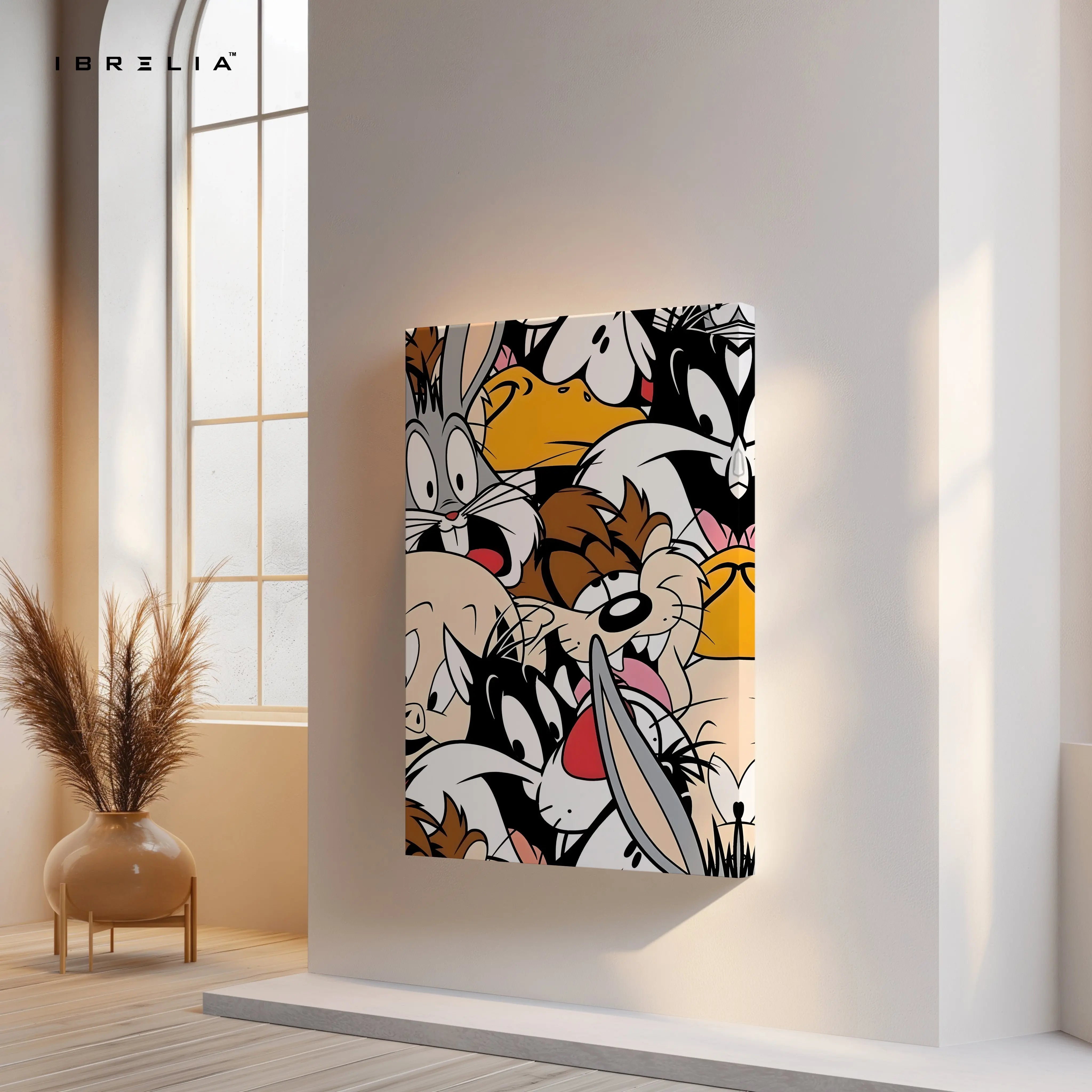 Classic Cartoon Chaos Collage – 4K Ultra Wrap Frame Wall Art in Pakistan | IBRELIA™ IBRELIA
