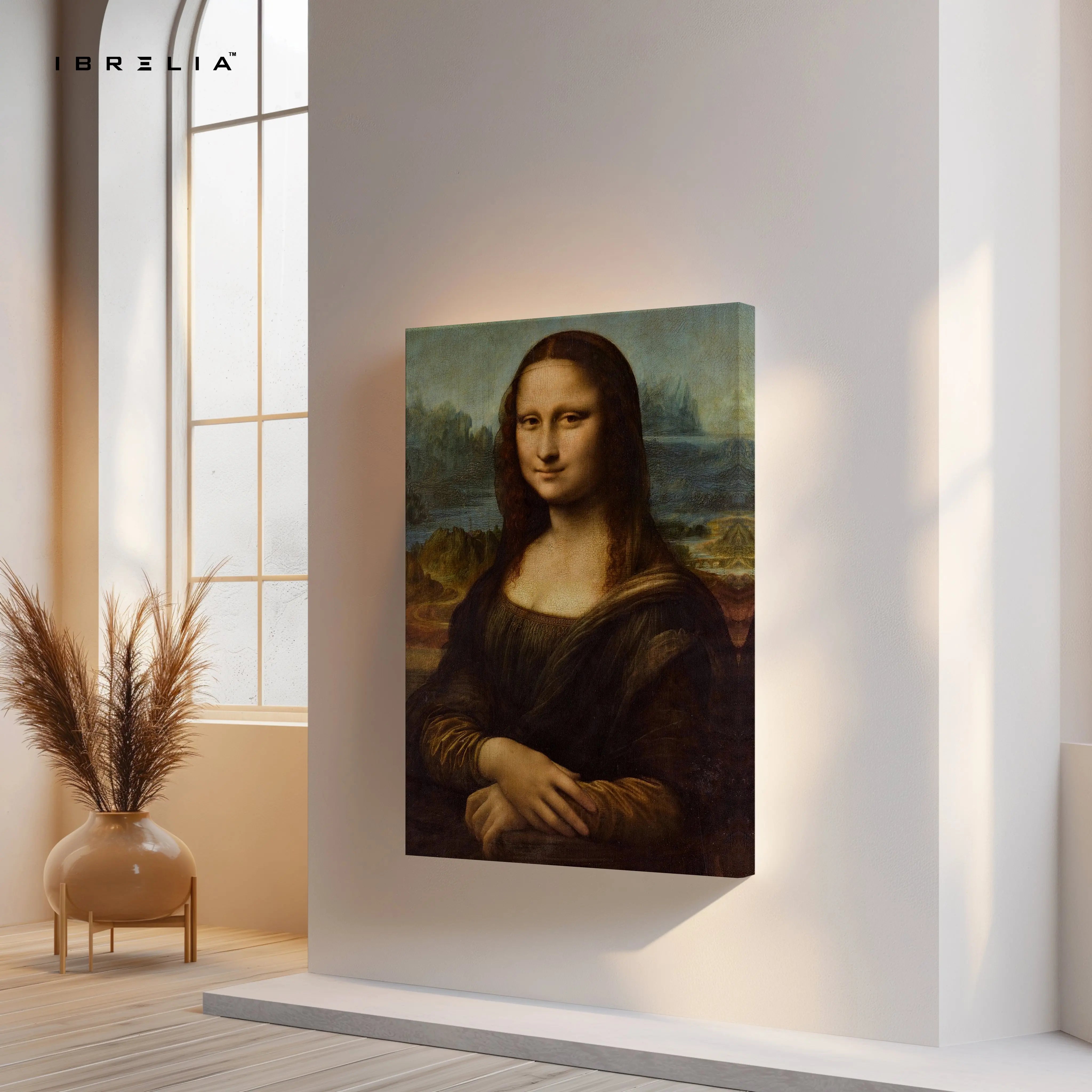 Mona Lisa Renaissance Noir Art – Timeless Classic Wall Art | 4K Ultra Wrap Frame Wall Art in Pakistan | IBRELIA™ IBRELIA