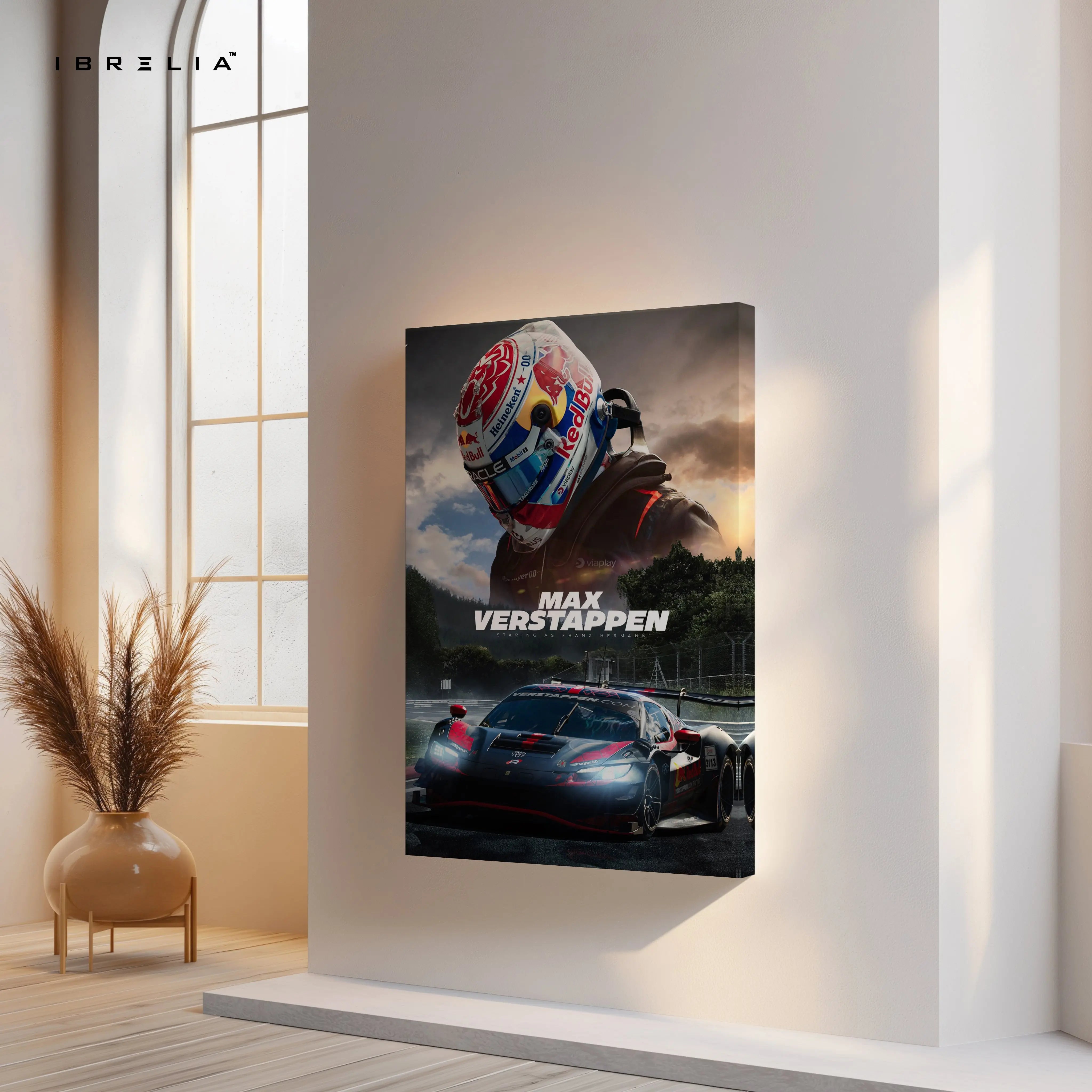 Max Verstappen Champion Drive – Formula 1 Motorsport Wall Art | 4K Ultra Wrap Frame Wall Art in Pakistan | IBRELIA™ IBRELIA