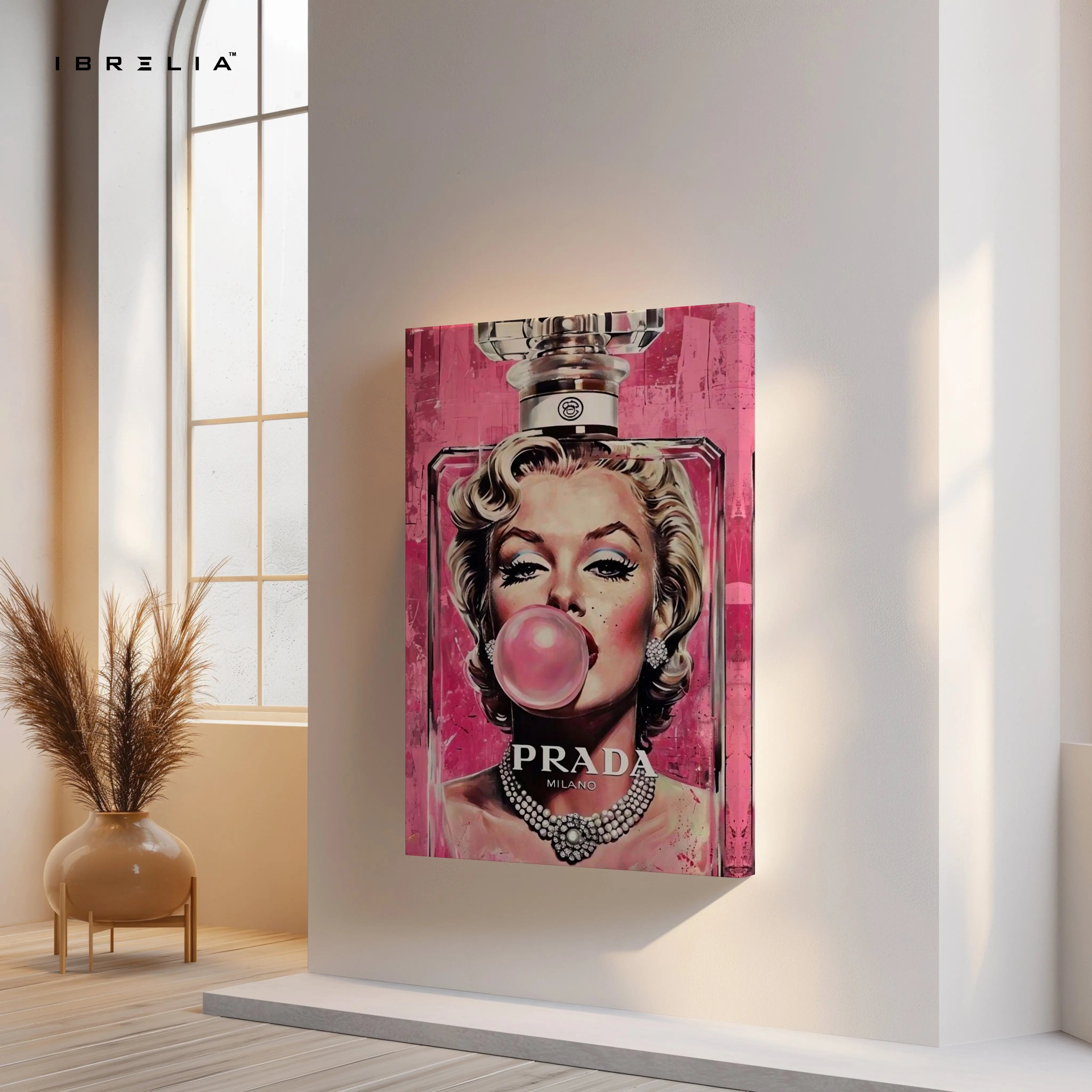 Bubble Glam Icon Art – 4K Ultra Wrap Frame Wall Art in Pakistan | IBRELIA™ IBRELIA