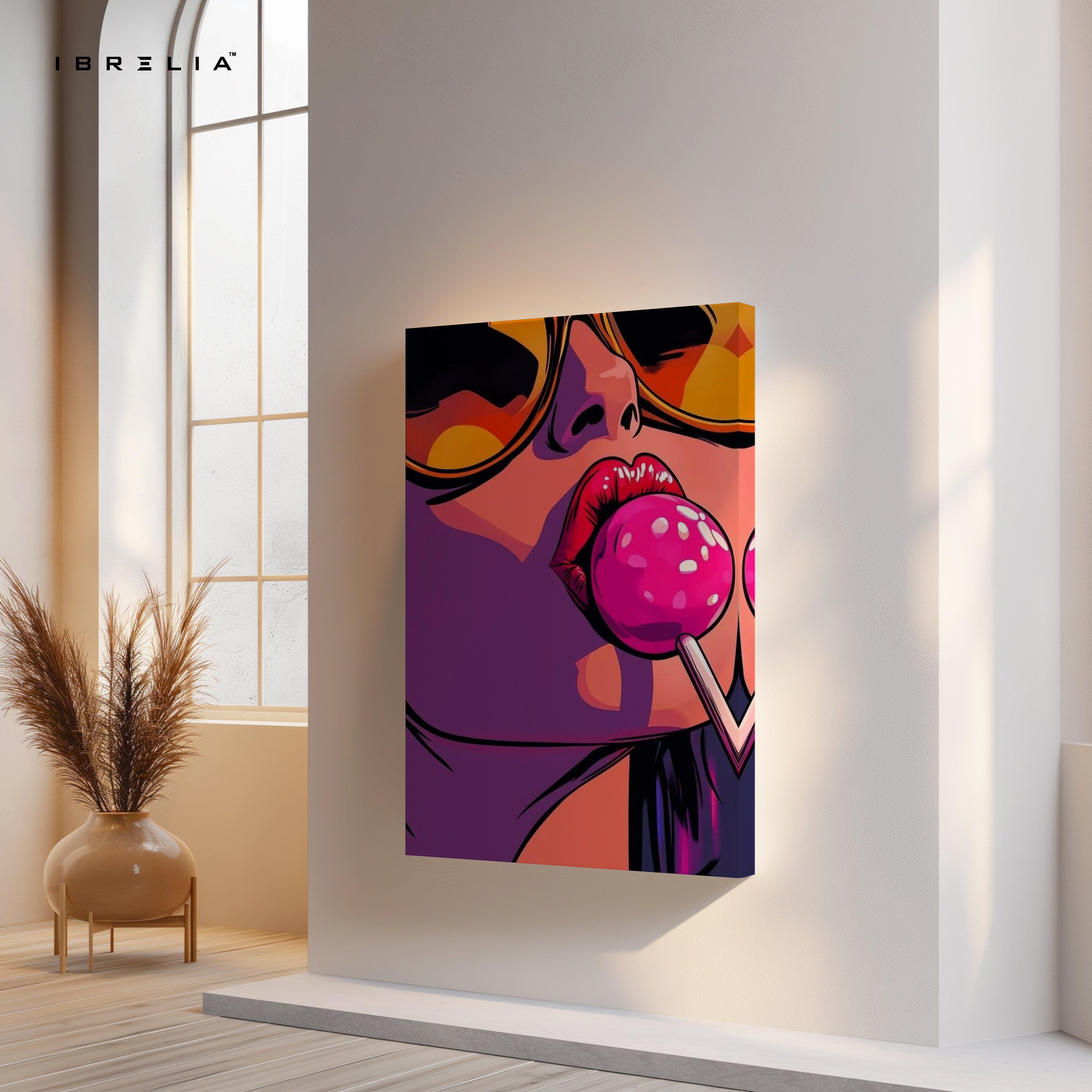 Pop Candy Rebel Art – 4K Ultra Wrap Frame Wall Art in Pakistan | IBRELIA™