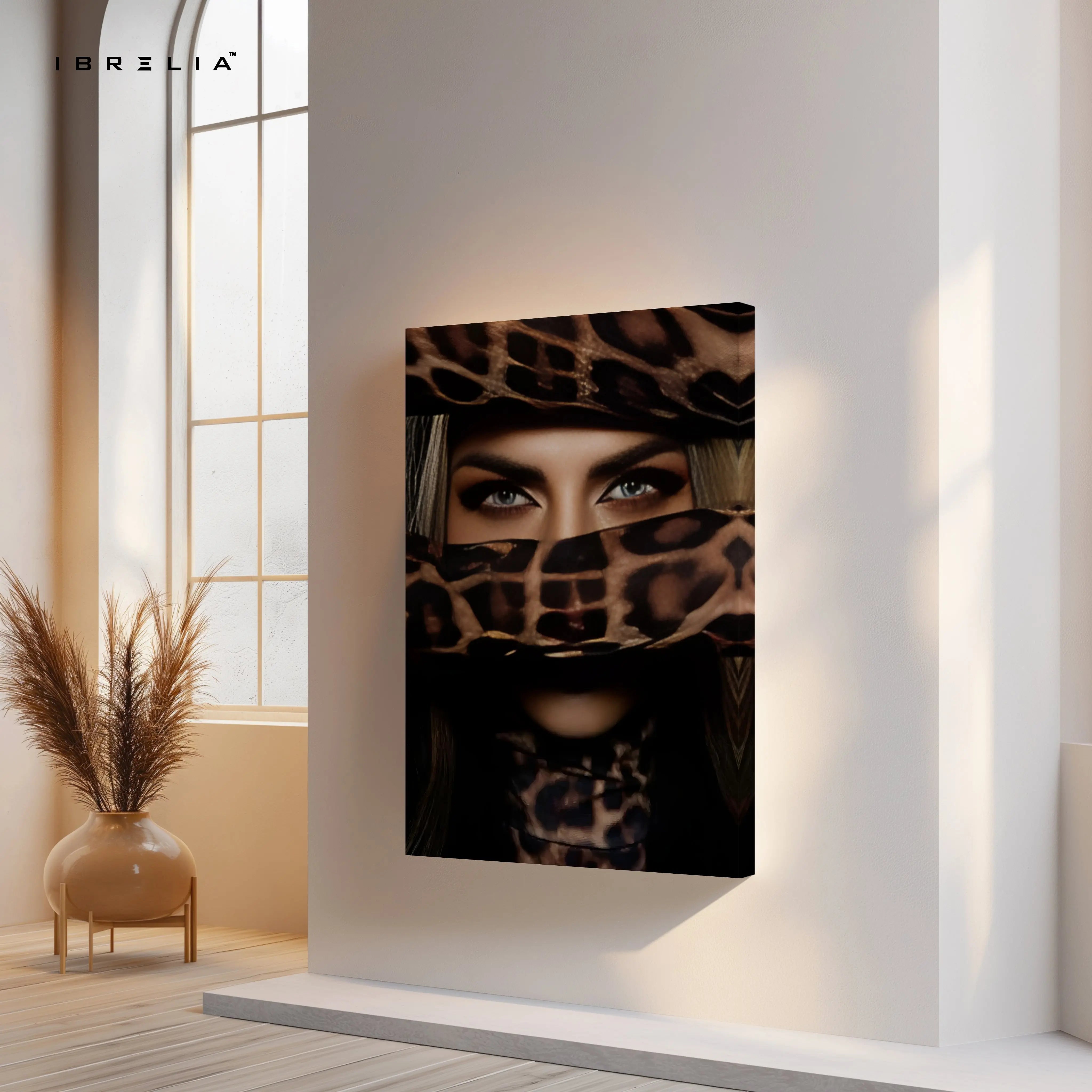 Veiled Leopard Queen Art – 4K Ultra Wrap Frame Wall Art in Pakistan | IBRELIA™ IBRELIA