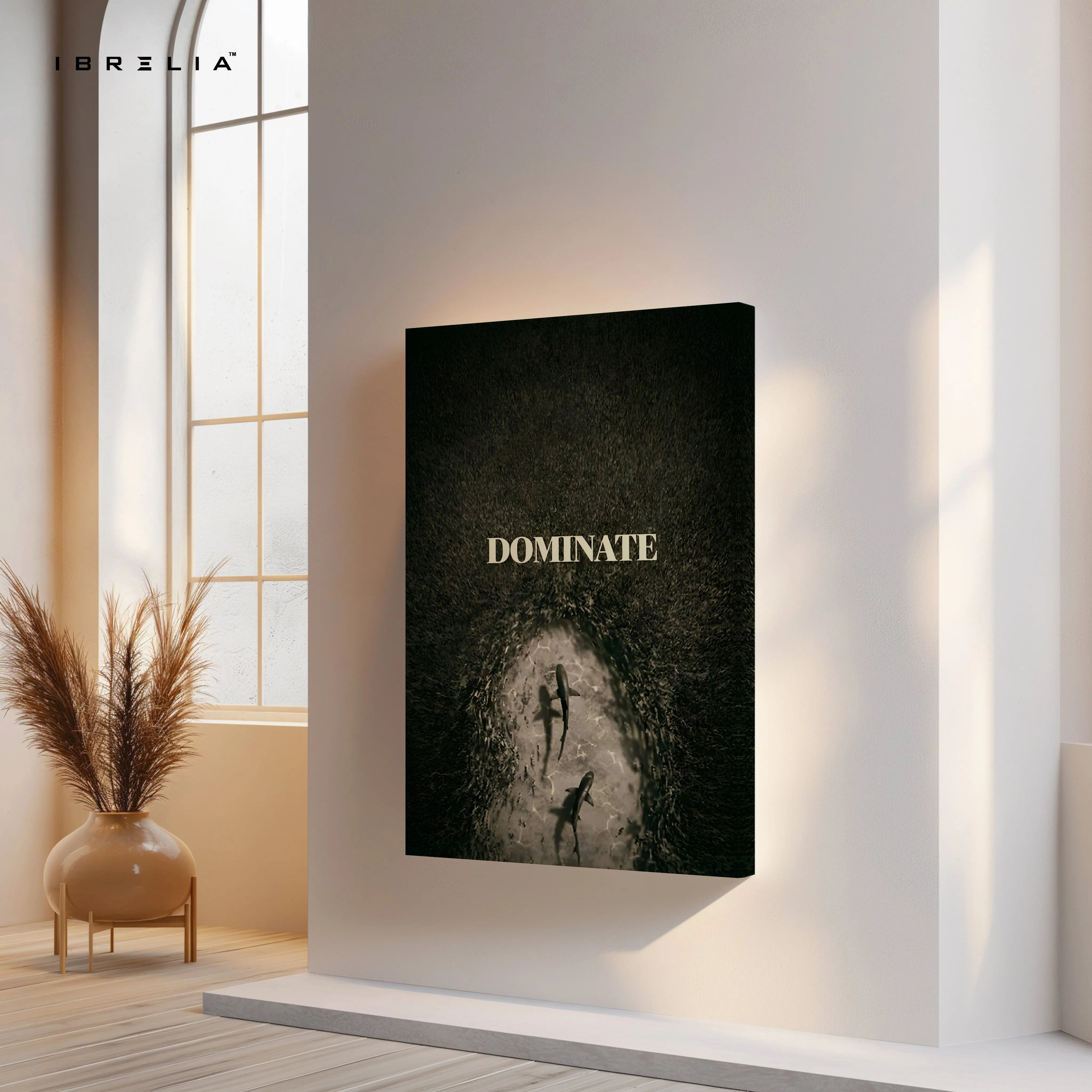 DOMINATE Mindset Art – 4K Ultra Wrap Frame Wall Art in Pakistan | IBRELIA™ IBRELIA