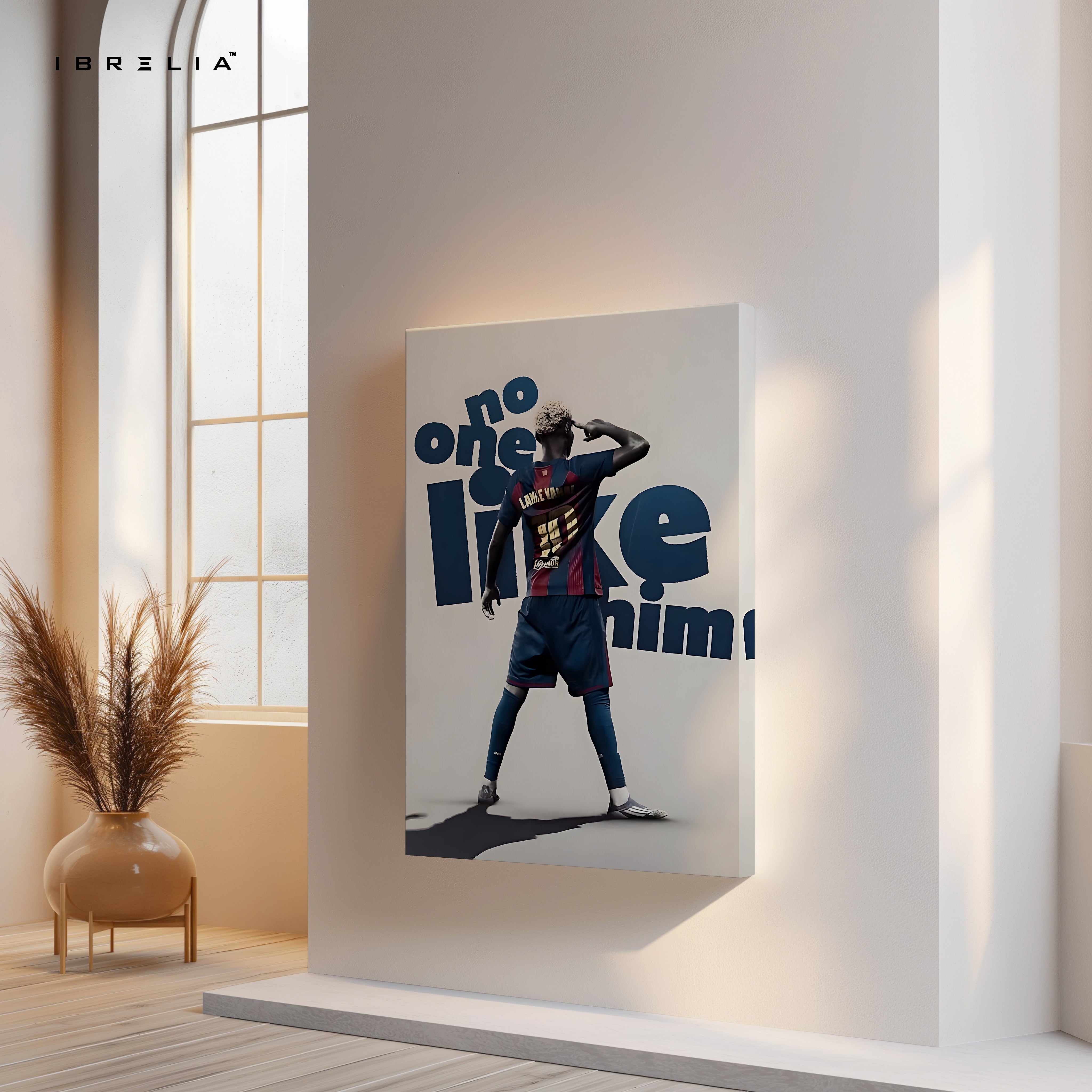 Lamine Yamal “Oh No I’m Him” Statement Art – 4K Ultra Wrap Frame Wall Art in Pakistan | IBRELIA™