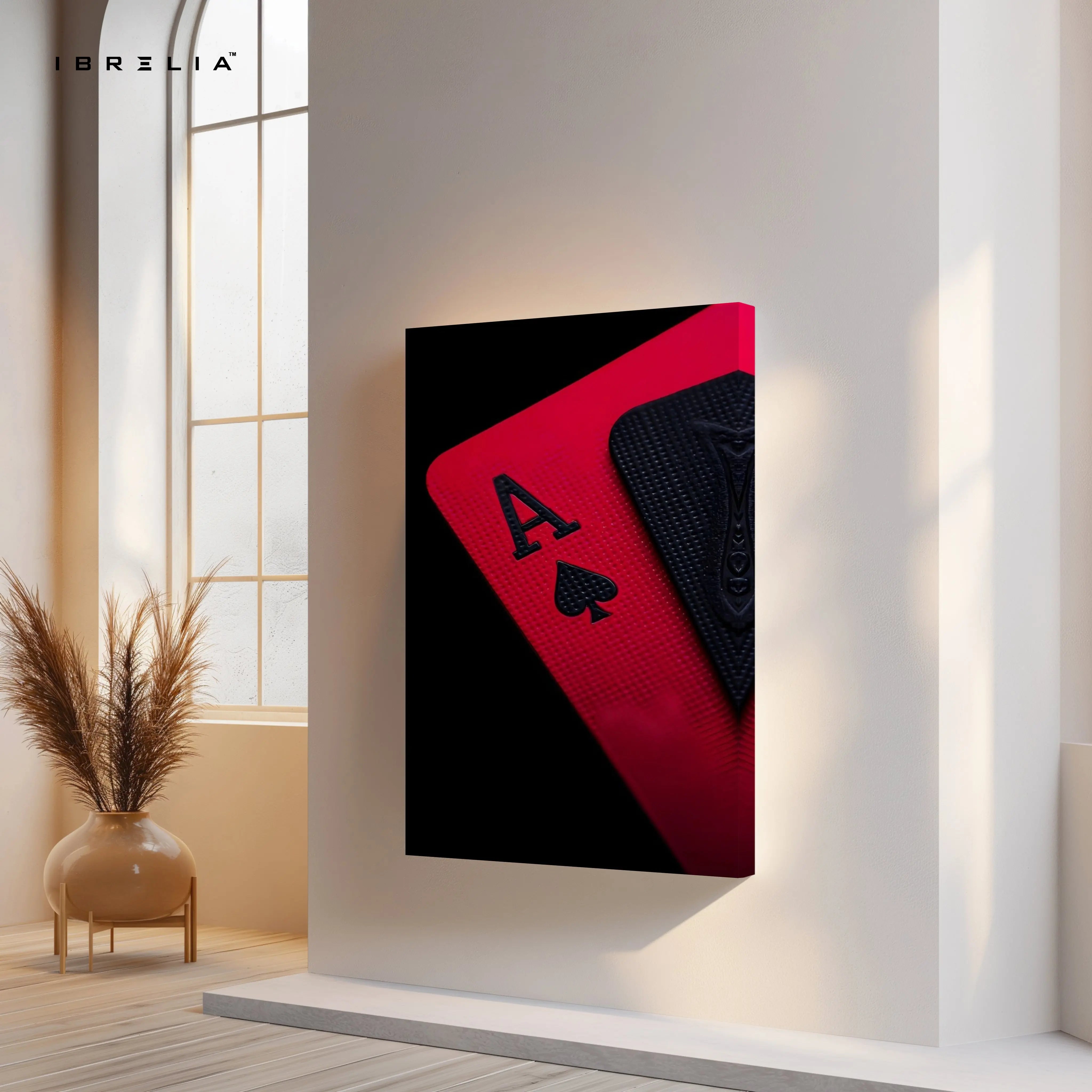 Ace of Spades Power Card – 4K Ultra Wrap Frame Wall Art in Pakistan | IBRELIA™ IBRELIA