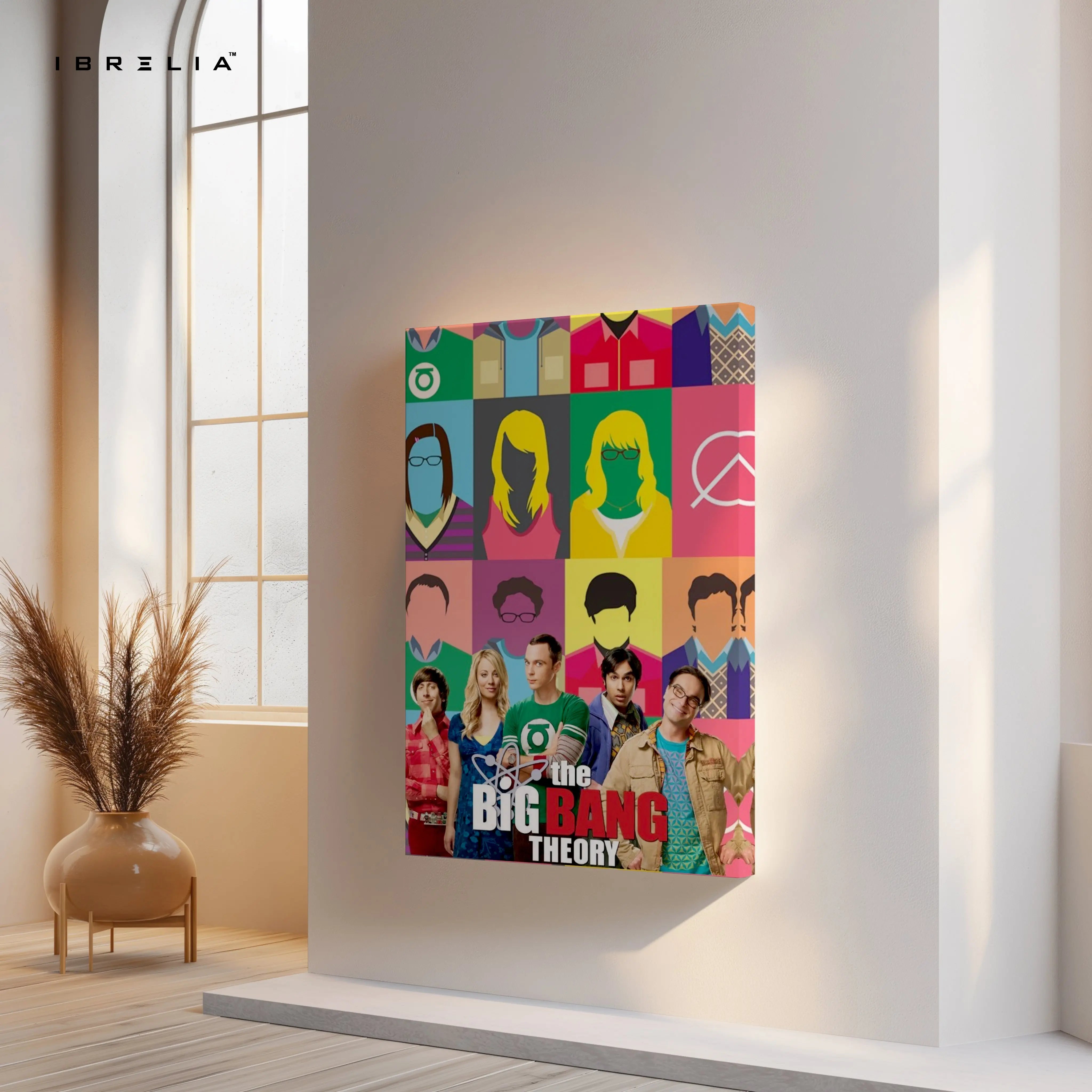 The Big Bang Theory Wall Art – Sitcom Characters Canvas Frame | Pop Culture Poster Pakistan | IBRELIA™ IBRELIA