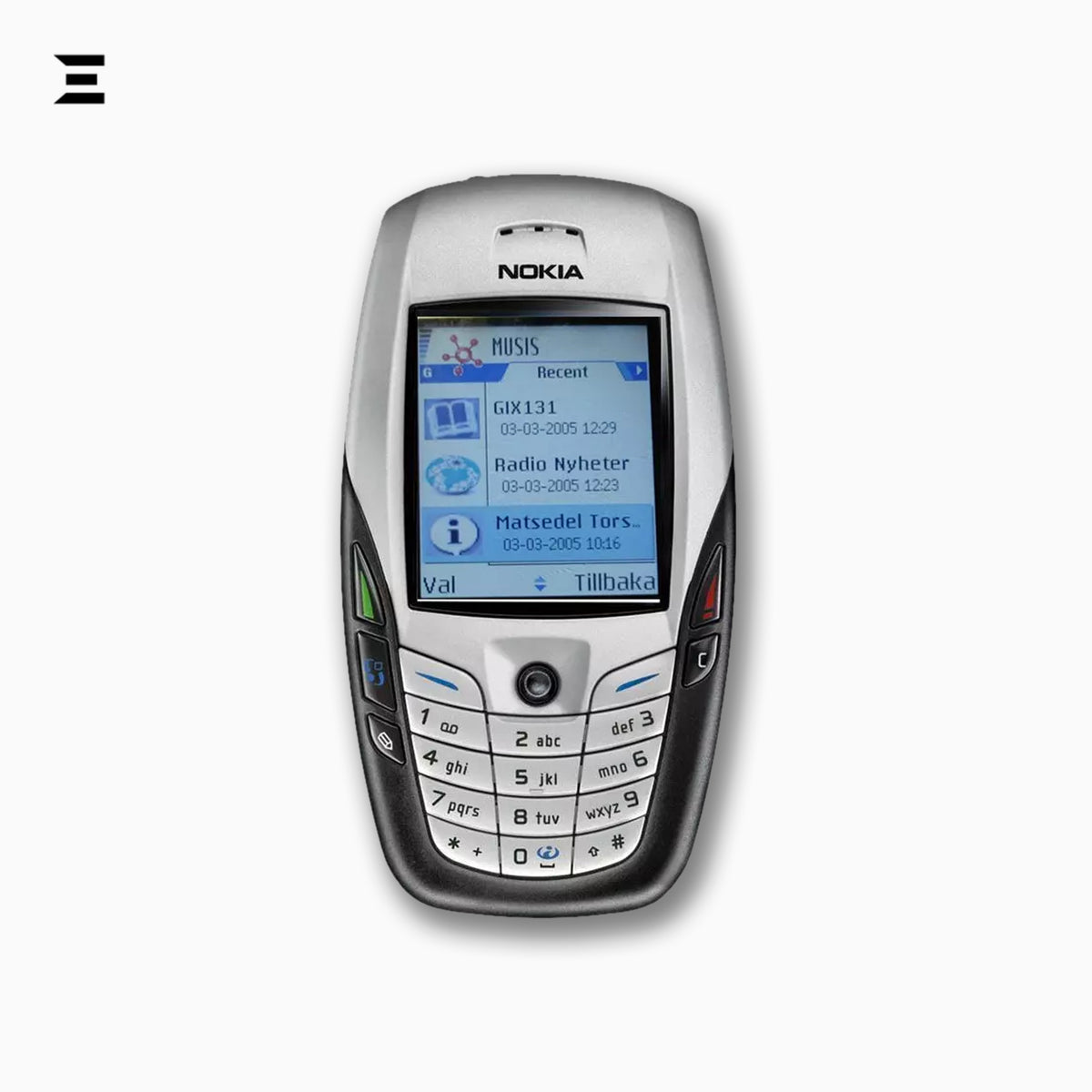 Nokia 6600 Classic Silver & Black | Pre-Owned Mint Condition | Original Nokia Symbian Smartphone | Phone Only – No Accessories Included