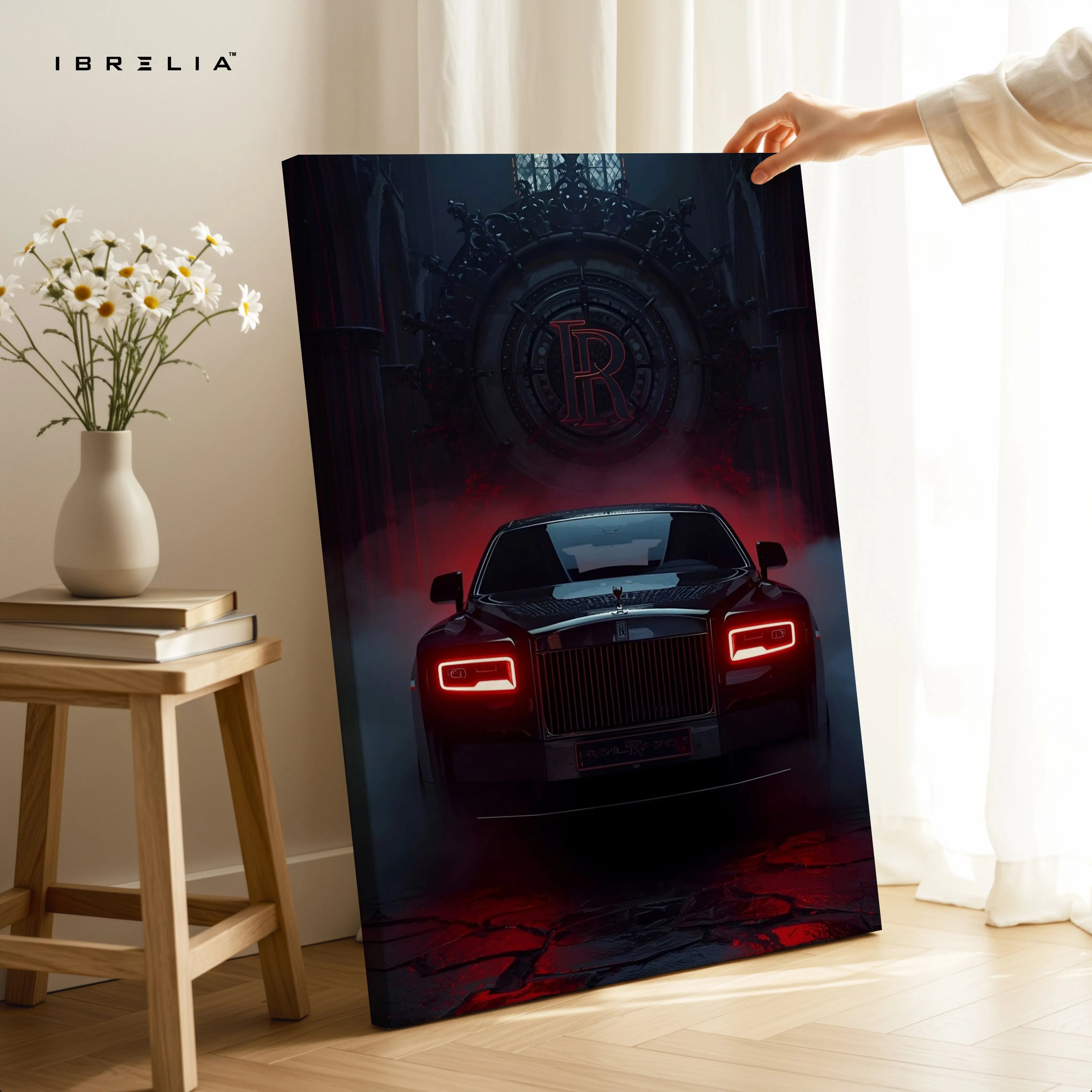 Rolls-Royce Phantom Dark Royale – 4K Ultra Wrap Frame Luxury Wall Art | IBRELIA™ IBRELIA