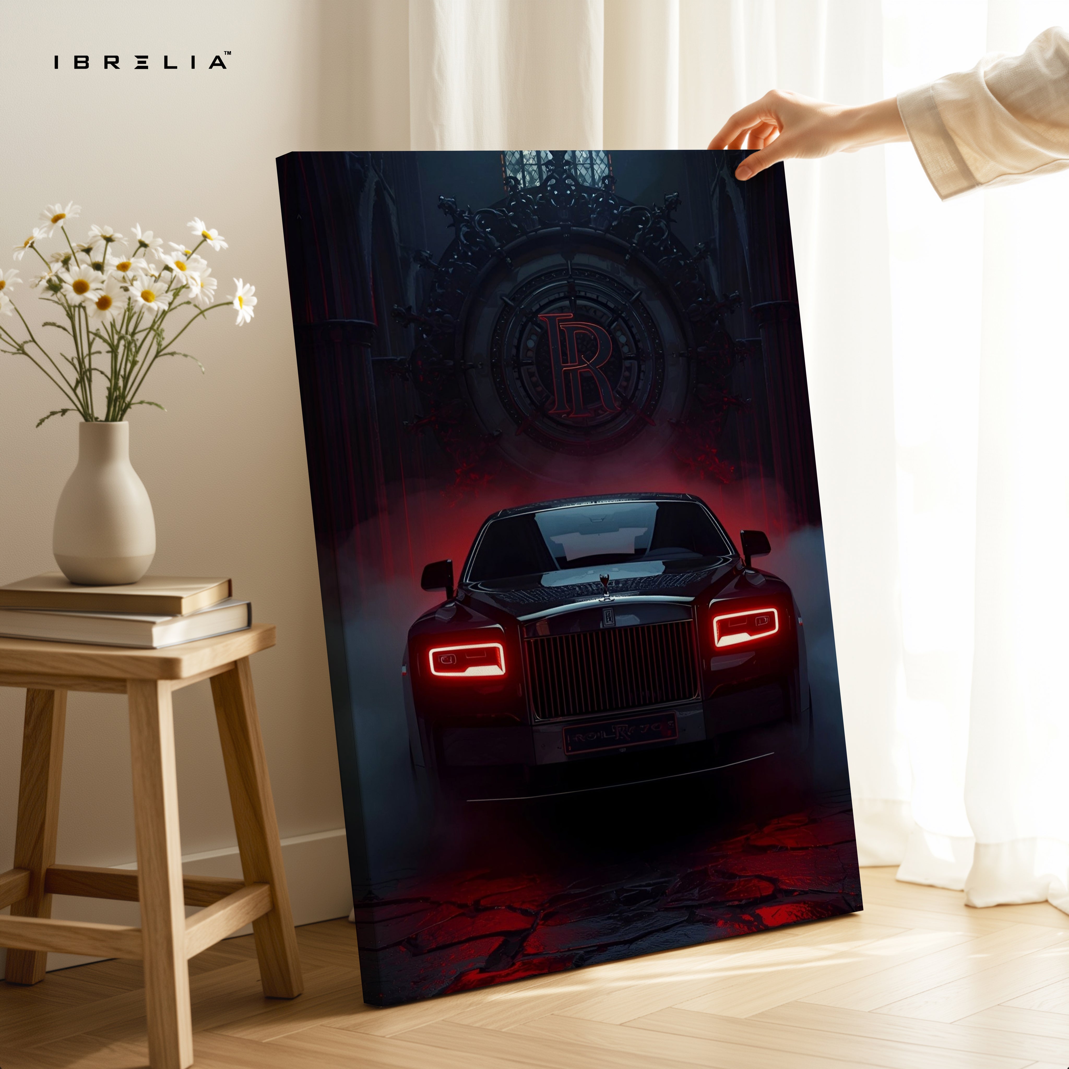 Rolls-Royce Phantom Dark Royale – 4K Ultra Wrap Frame Luxury Wall Art | IBRELIA™