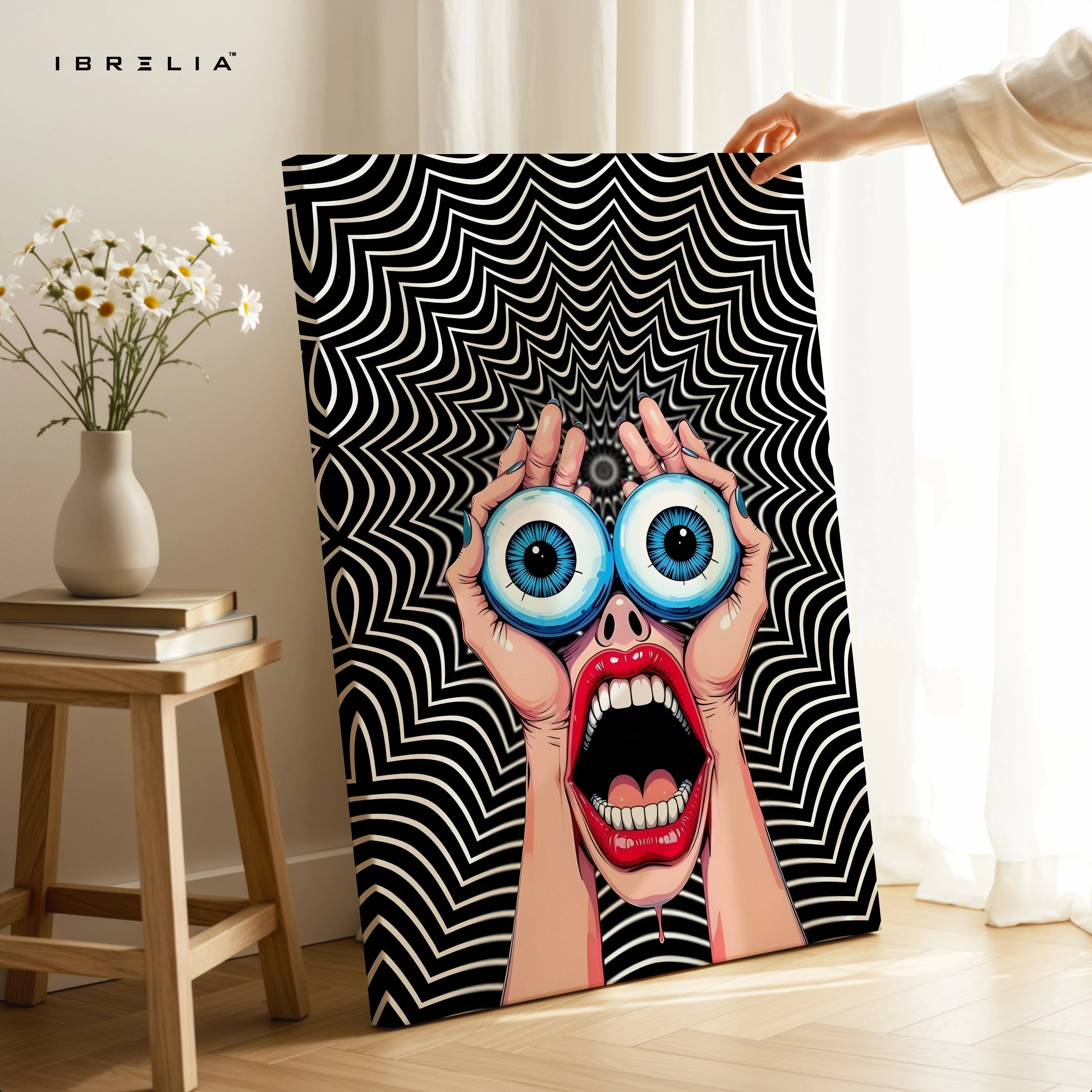 Surreal Shock Vision Art – 4K Ultra Wrap Frame Wall Art in Pakistan | IBRELIA™ IBRELIA