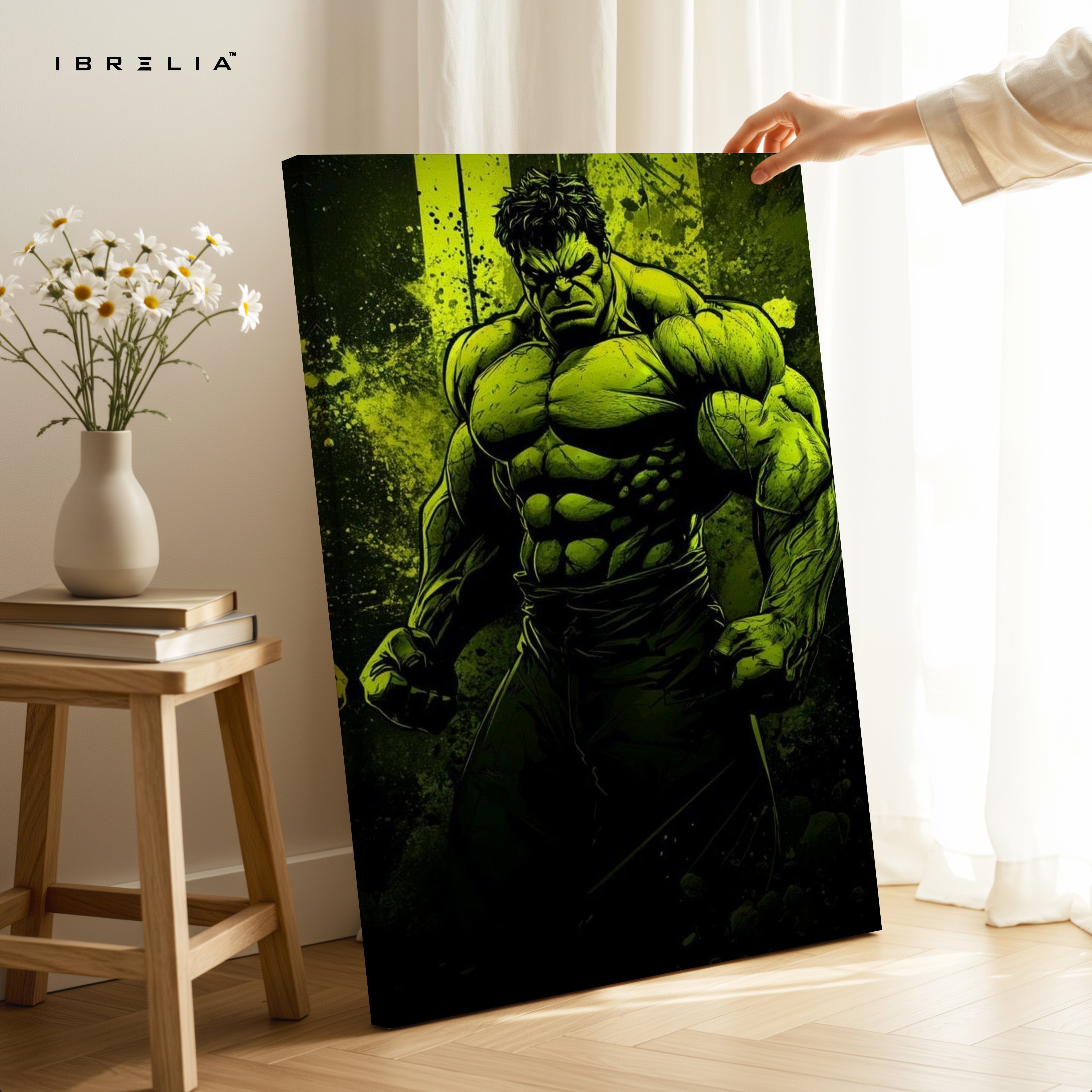 Hulk Rage Power Art – 4K Ultra Wrap Frame Wall Art in Pakistan | IBRELIA™