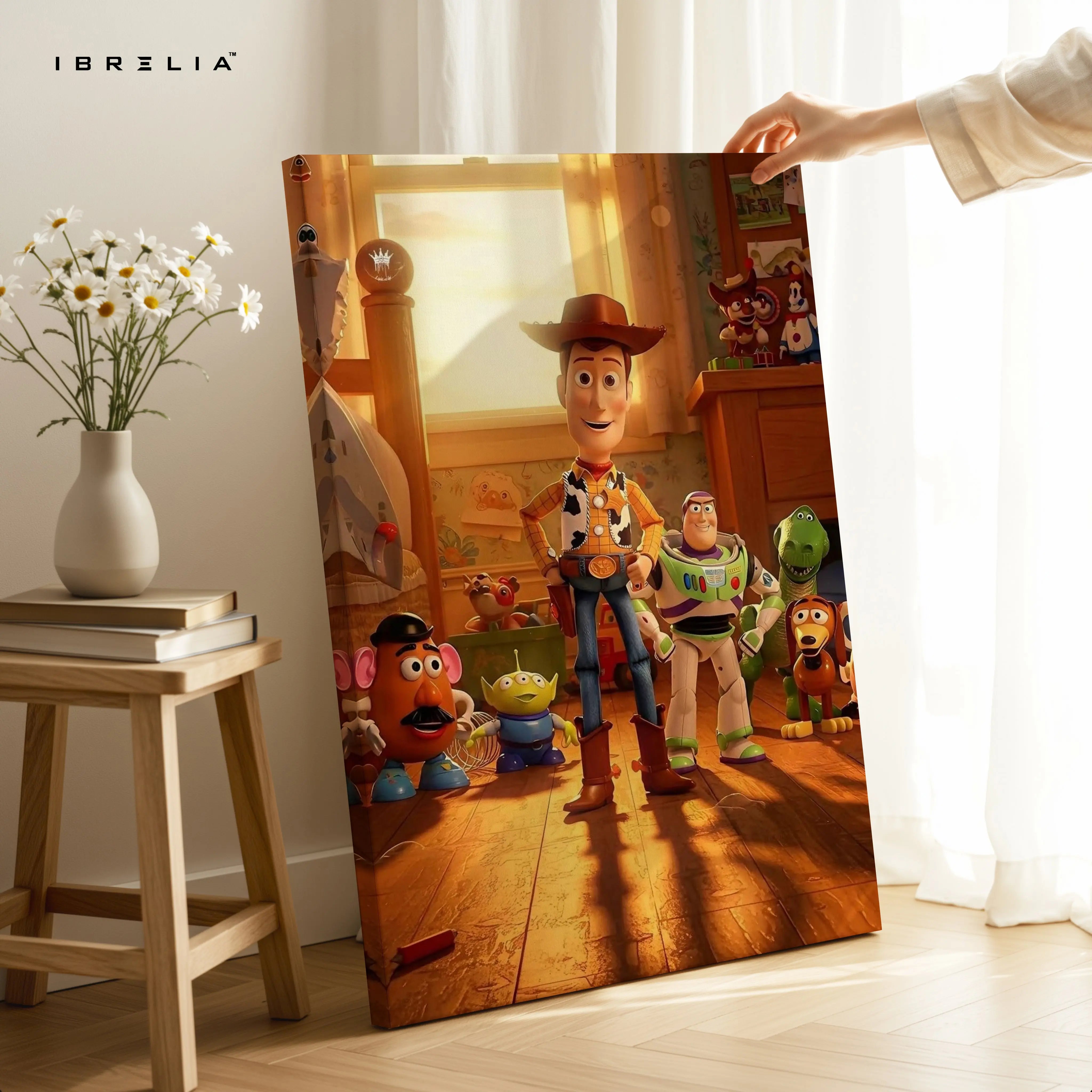 Toy Room Legends – Animated Friendship Pop Culture Art | 4K Ultra Wrap Frame Wall Art in Pakistan | IBRELIA™ IBRELIA