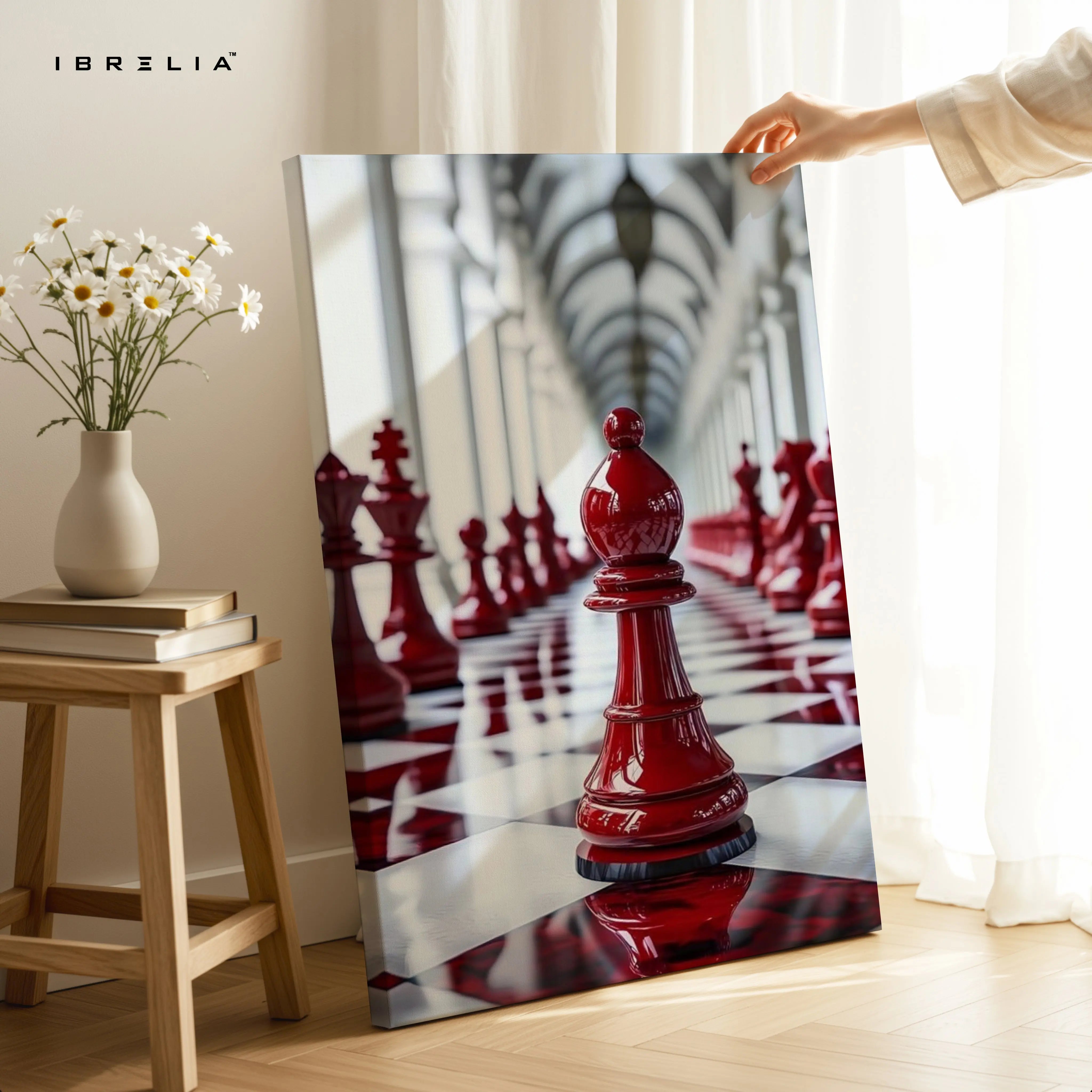 Red Queen Strategy Art – 4K Ultra Wrap Frame Wall Art in Pakistan | IBRELIA™ IBRELIA