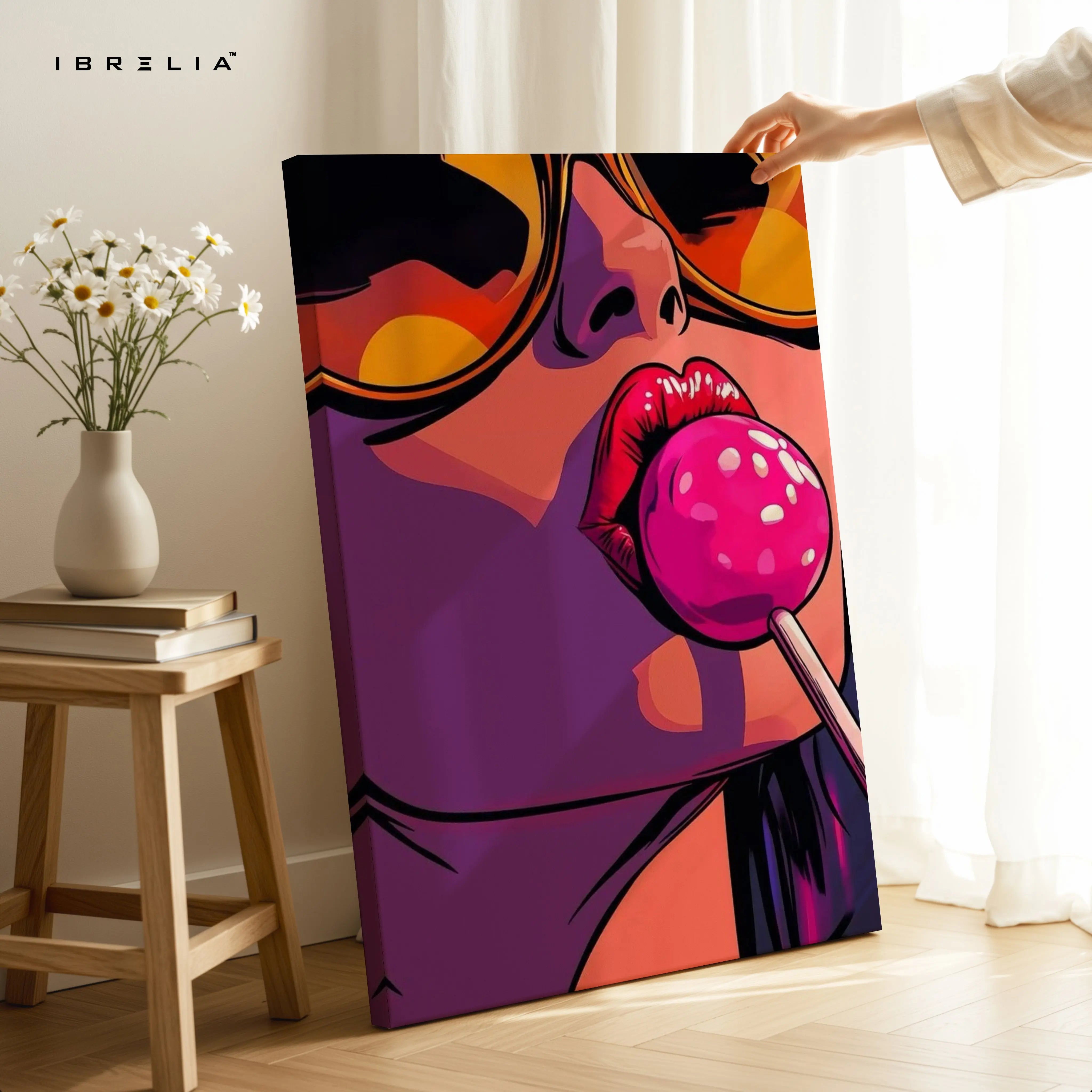 Pop Candy Rebel Art – 4K Ultra Wrap Frame Wall Art in Pakistan | IBRELIA™ IBRELIA