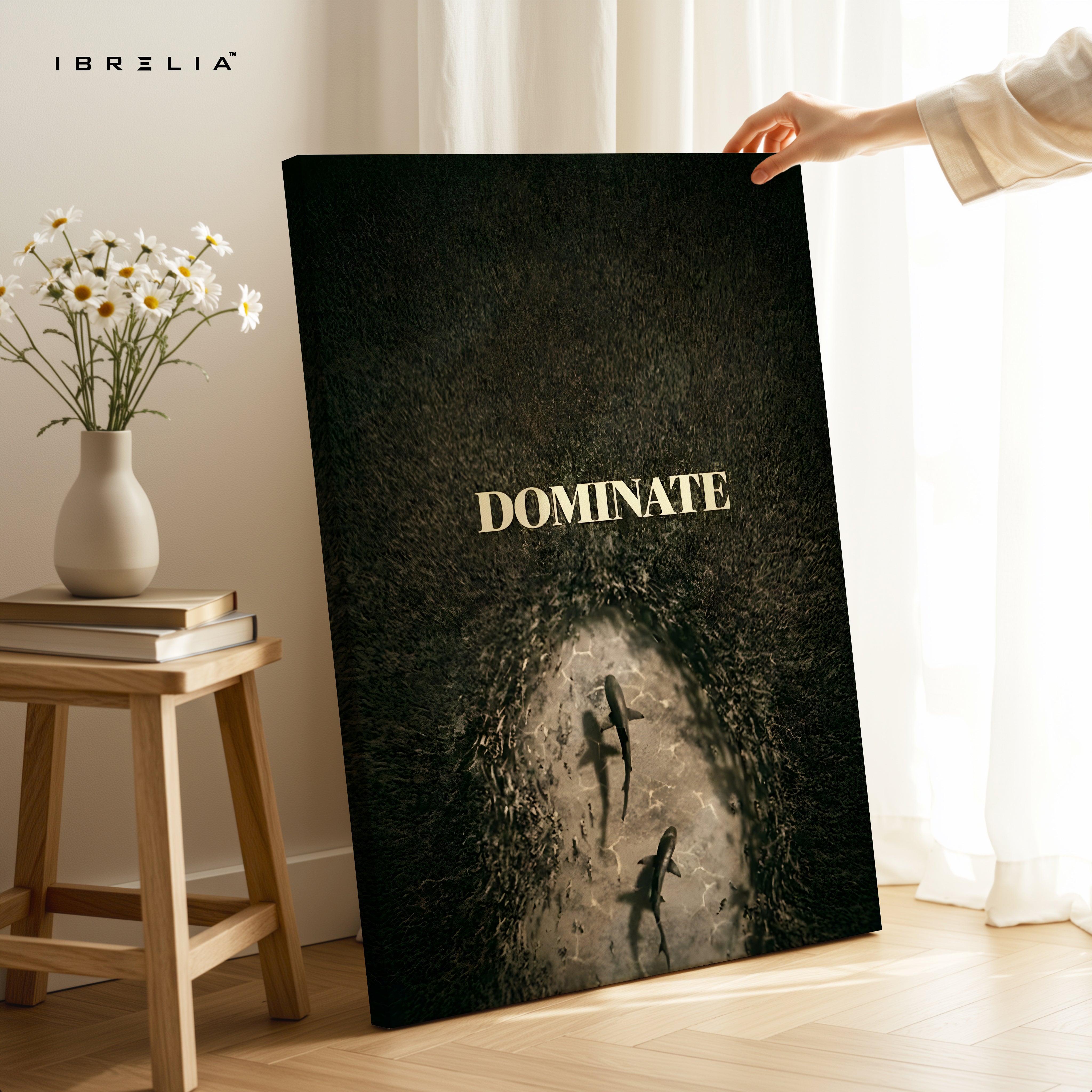 DOMINATE Mindset Art – 4K Ultra Wrap Frame Wall Art in Pakistan | IBRELIA™