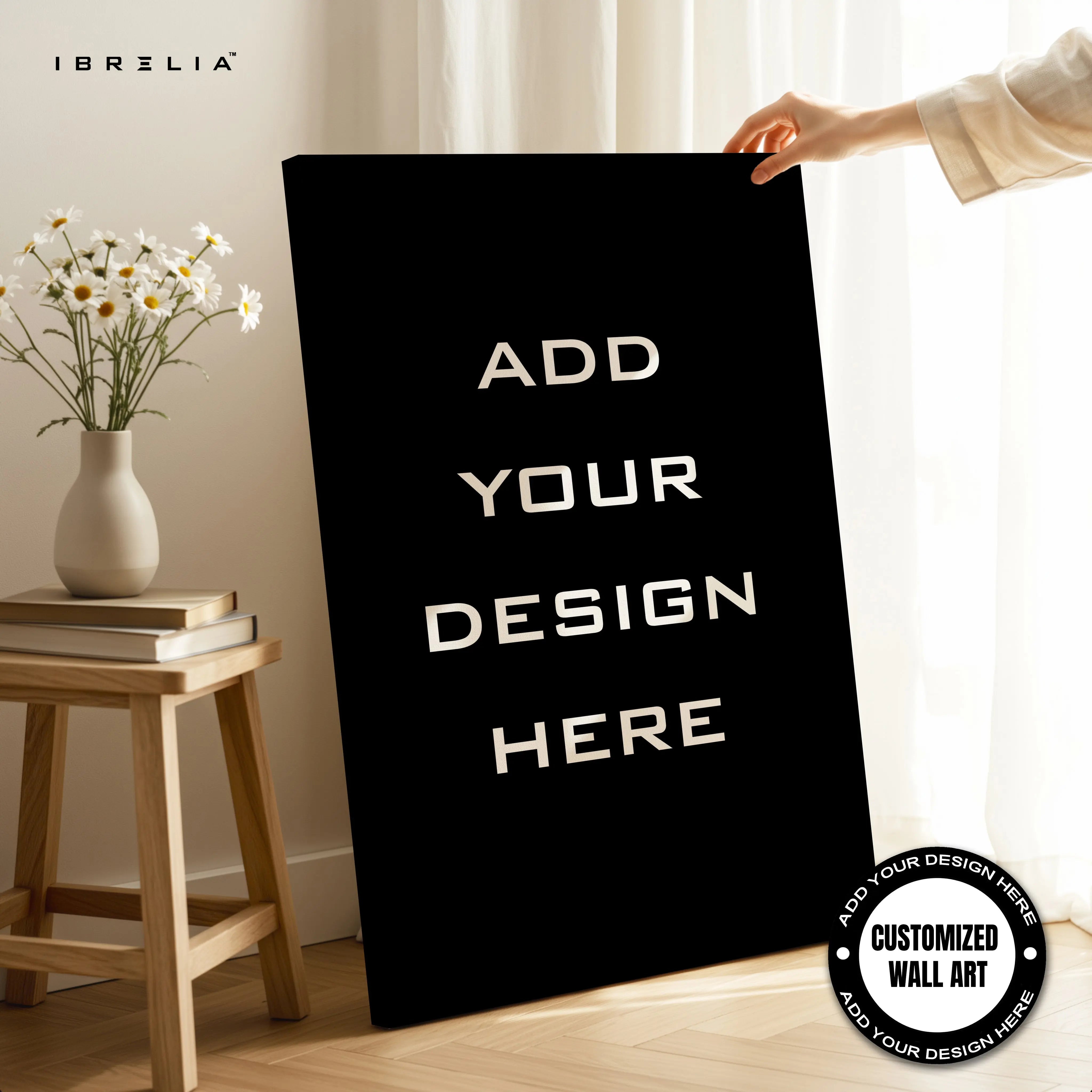 Custom Wall Art – Add Your Own Design | Personalized 4K Ultra Wrap Frame Wall Art in Pakistan | IBRELIA™ IBRELIA