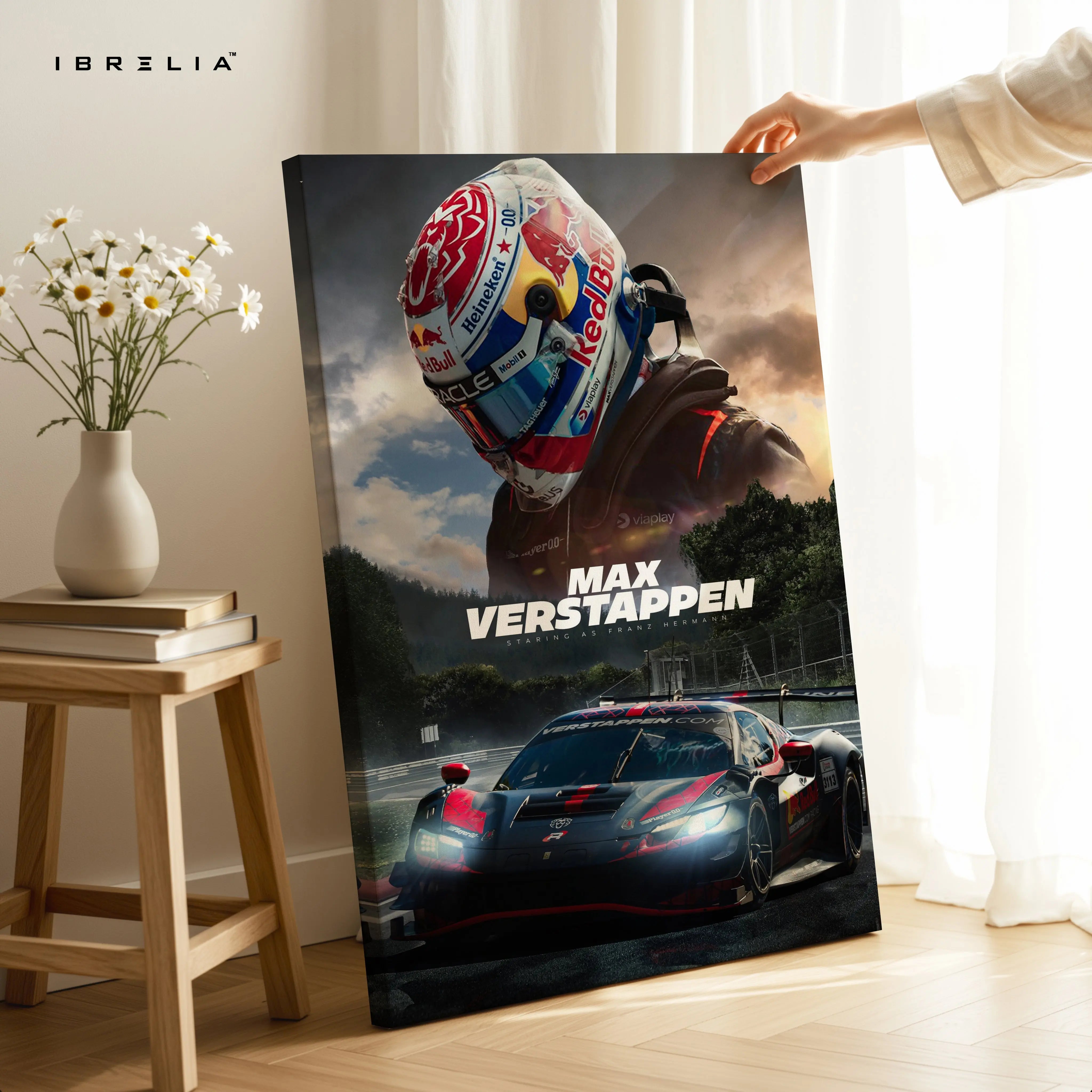 Max Verstappen Champion Drive – Formula 1 Motorsport Wall Art | 4K Ultra Wrap Frame Wall Art in Pakistan | IBRELIA™ IBRELIA