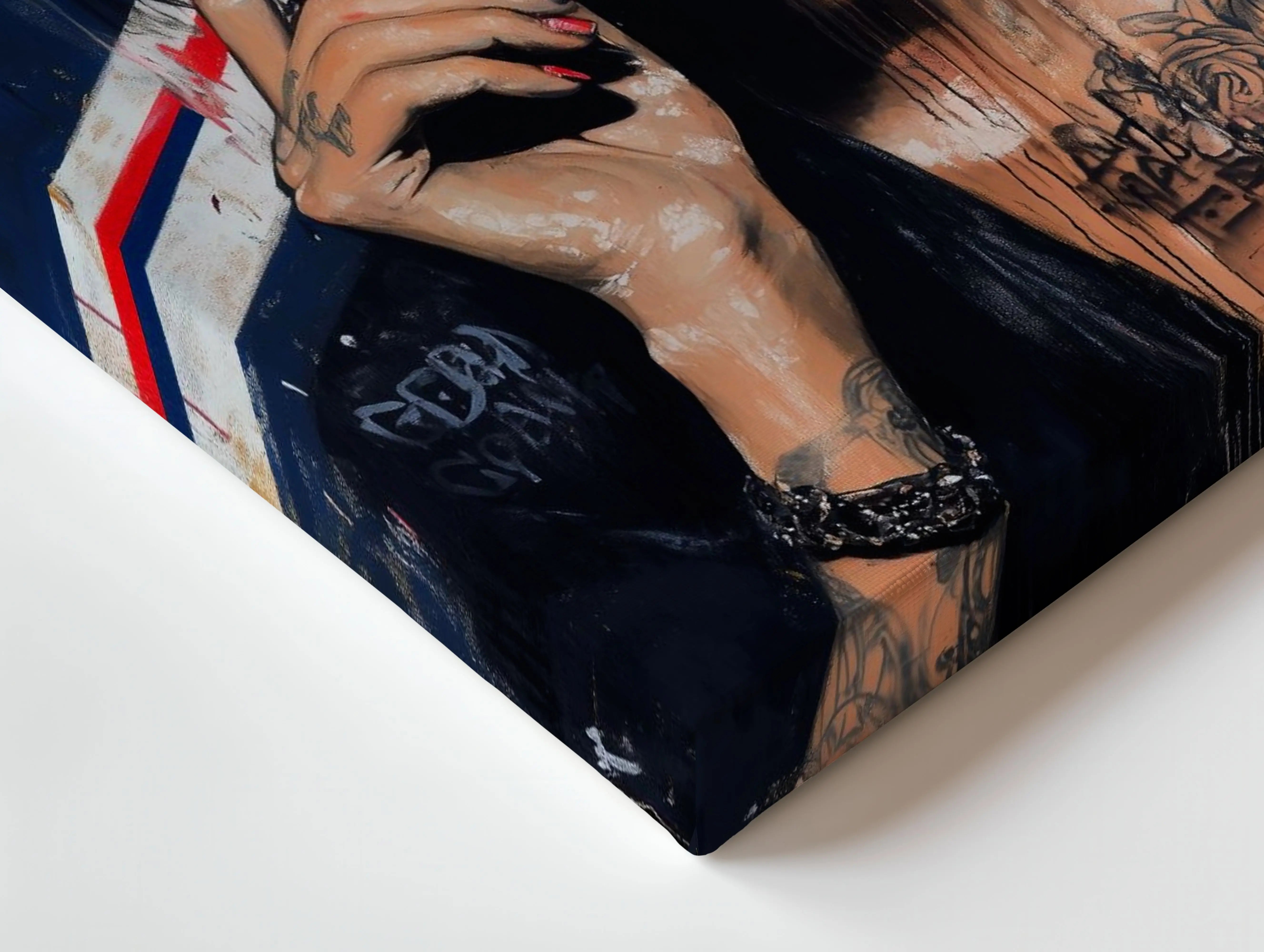Good Manner Street Girl Art – 4K Ultra Wrap Frame Wall Art in Pakistan | IBRELIA™ IBRELIA