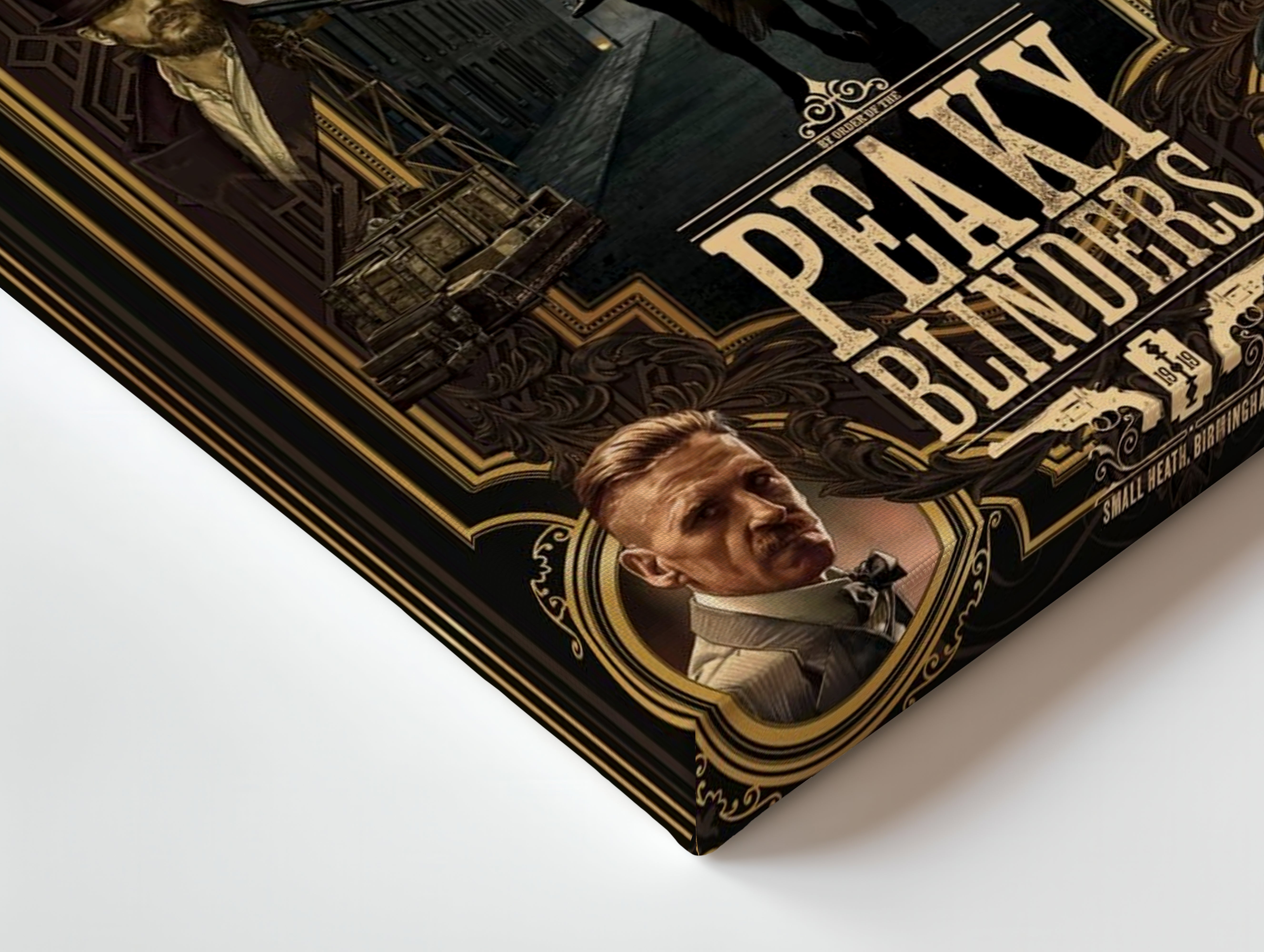 Peaky Blinders Legacy Portrait – Cinematic Gangster 4K Ultra Wrap Frame Wall Art in Pakistan | IBRELIA™