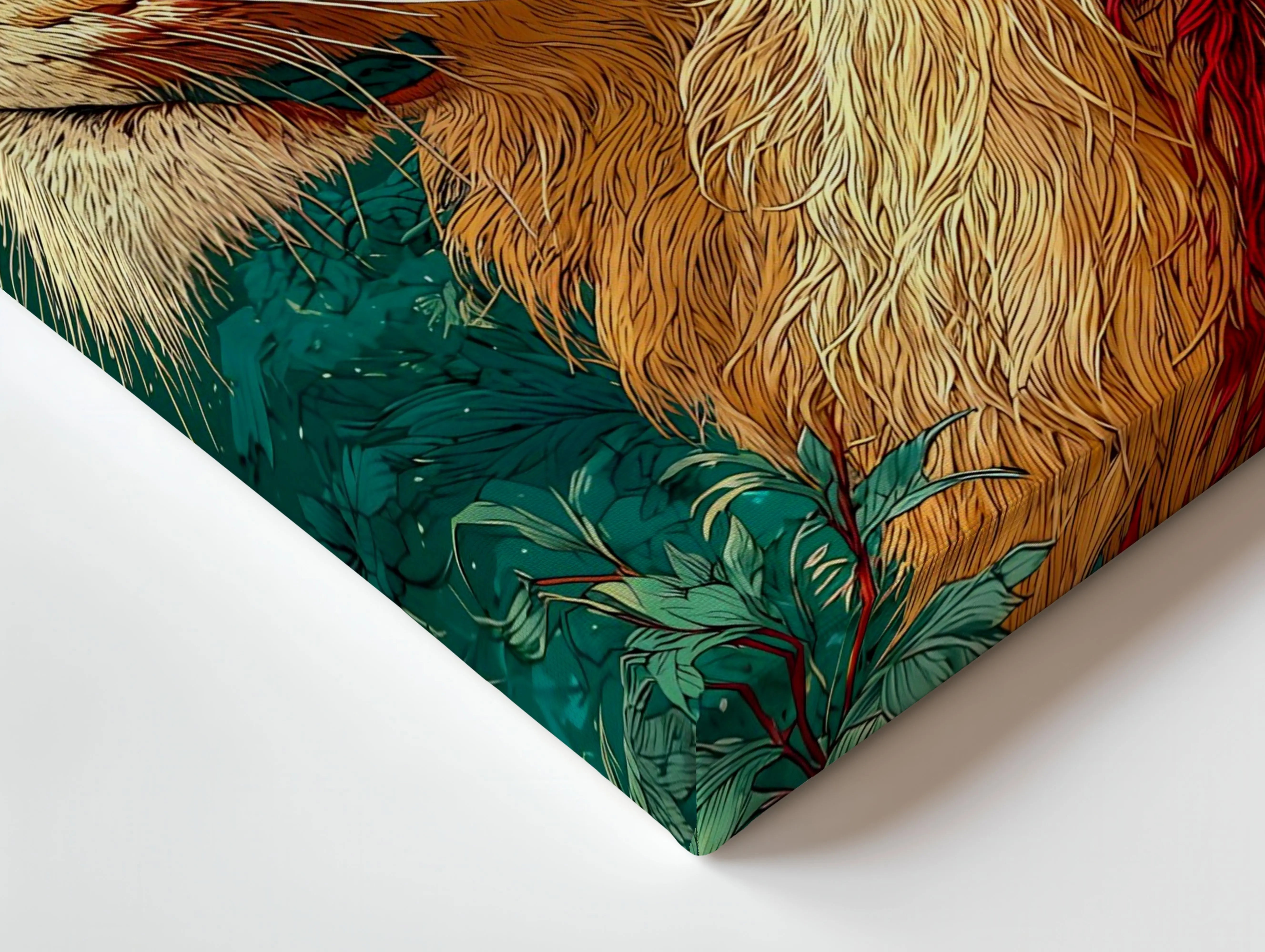 Majestic Lion Royal Art – 4K Ultra Wrap Frame Wall Art in Pakistan | IBRELIA™ IBRELIA