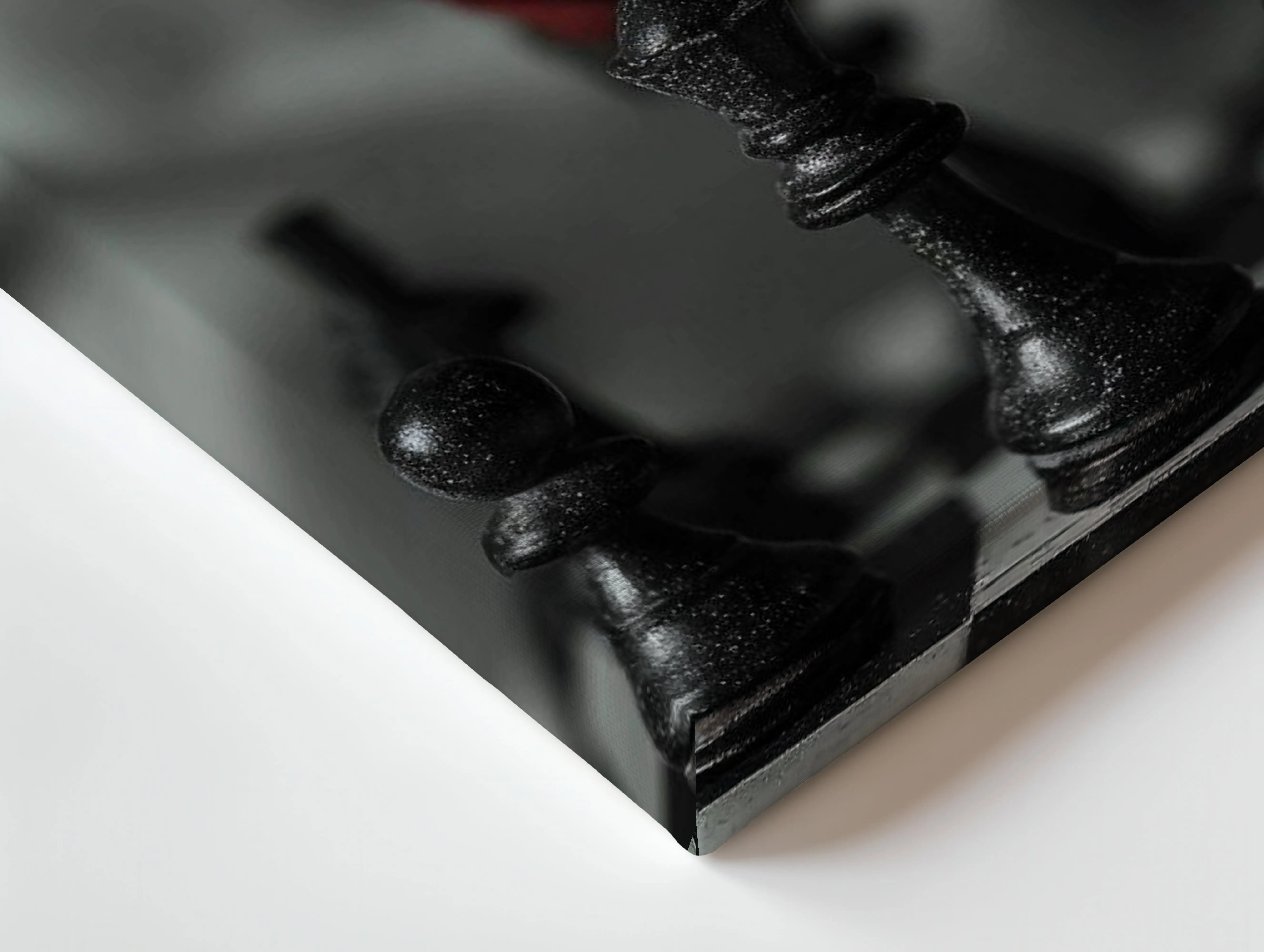 Crimson Rose Chess Noir Art – 4K Ultra Wrap Frame Wall Art in Pakistan | IBRELIA™ IBRELIA