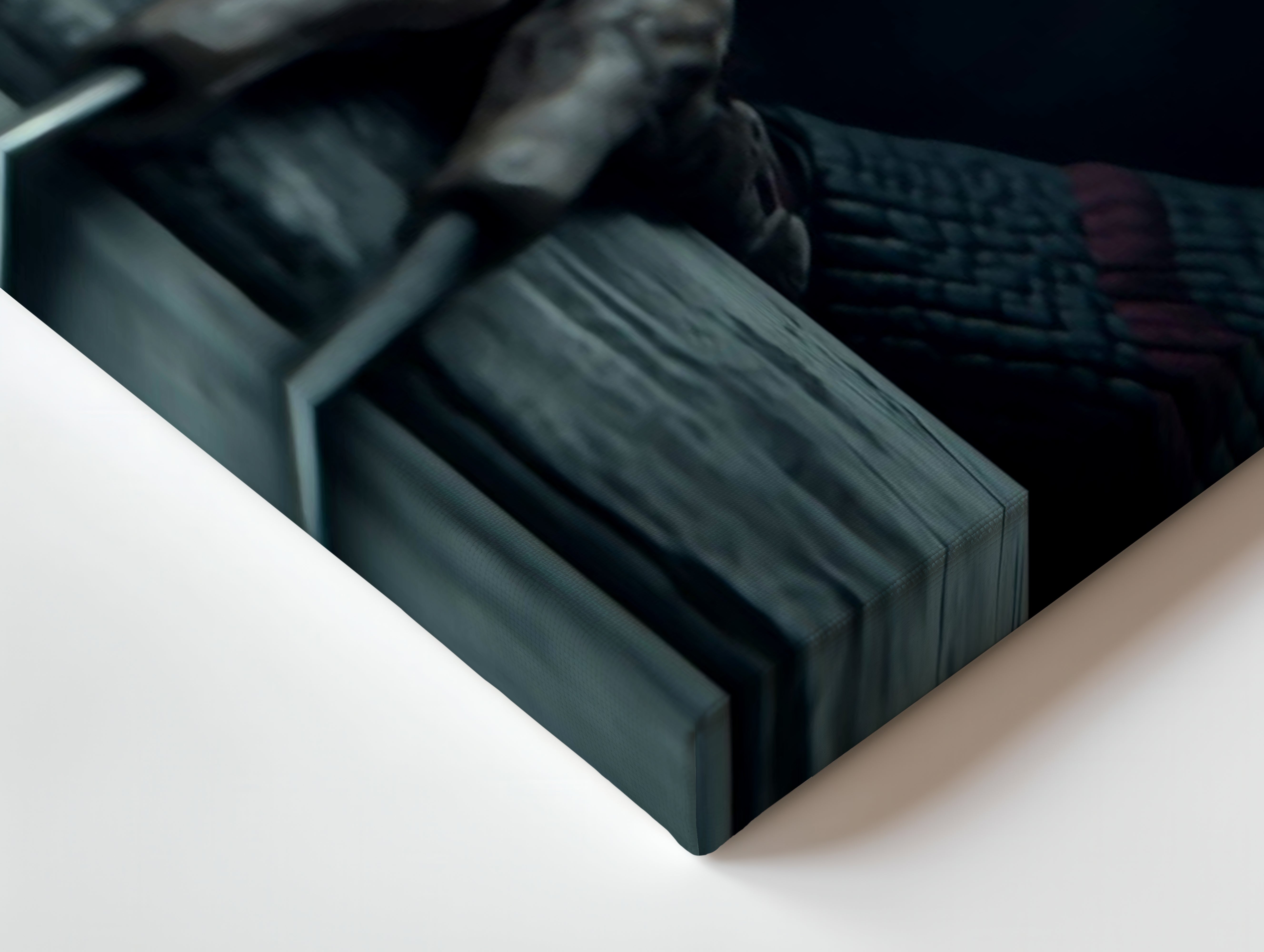 Shadow Claw Watcher – Dark Cinematic Horror Art | 4K Ultra Wrap Frame Wall Art in Pakistan | IBRELIA™