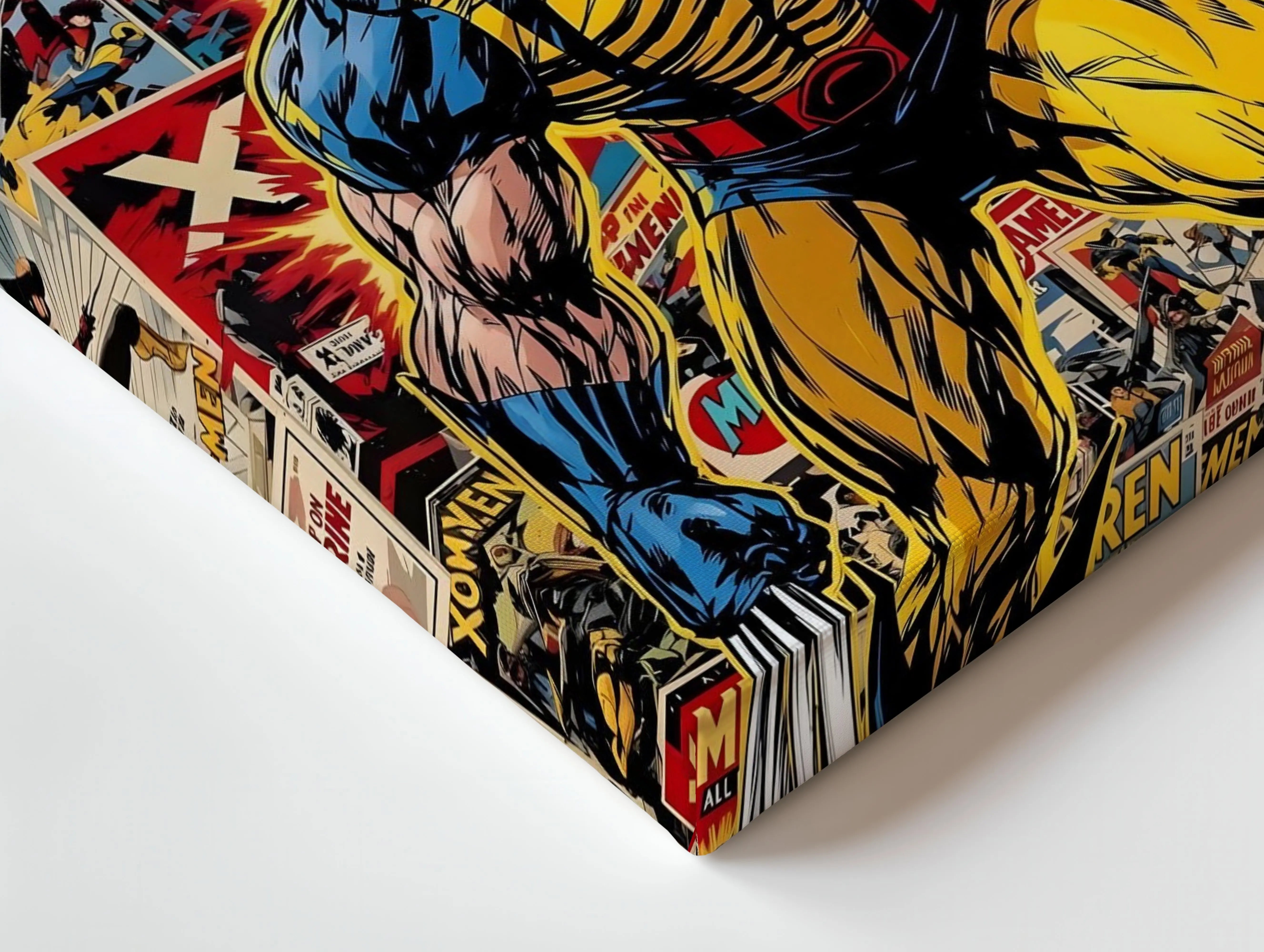 X-Men Wolverine Comic Art – 4K Ultra Wrap Frame Wall Art in Pakistan | IBRELIA™ IBRELIA