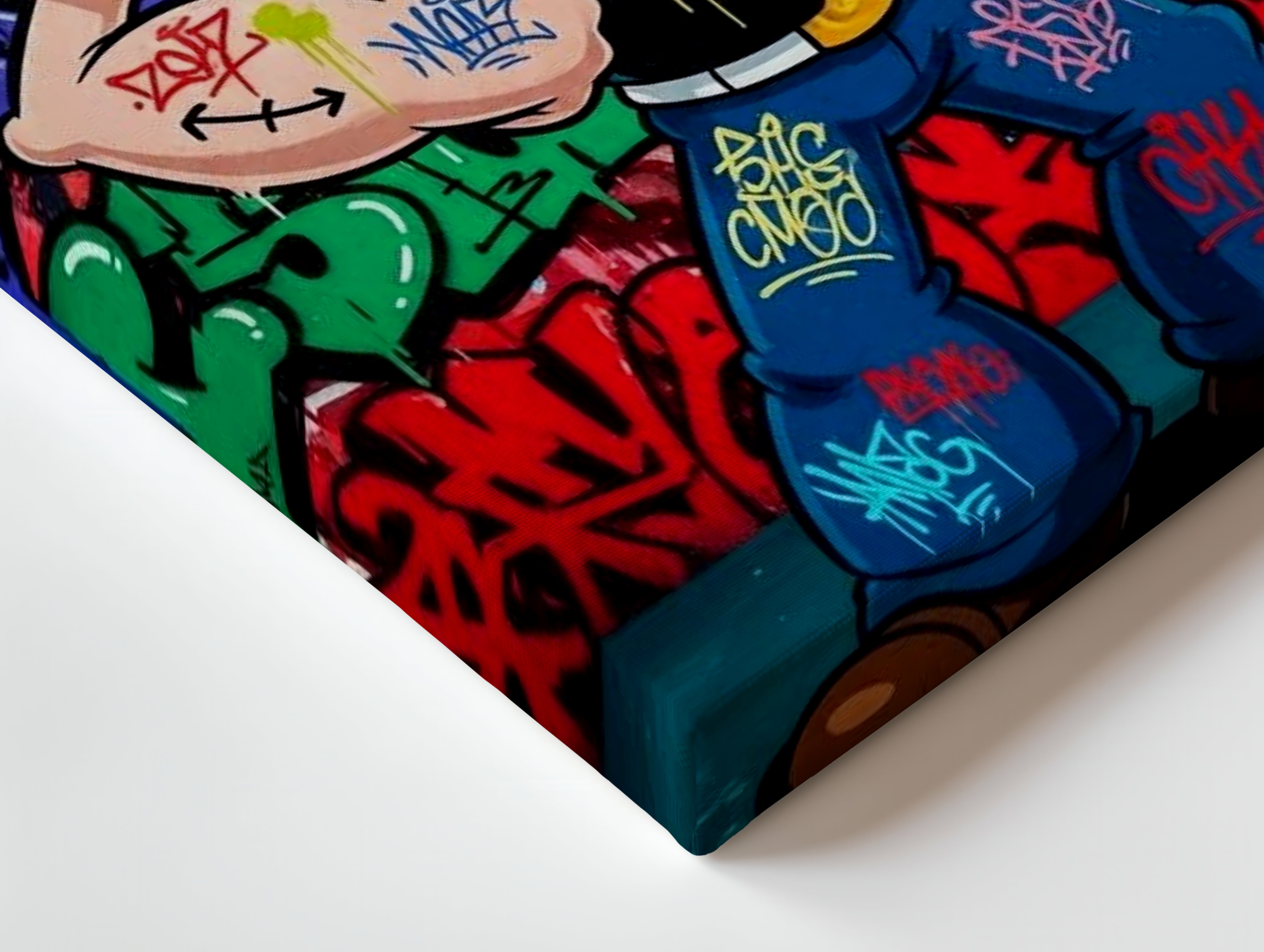 Popeye Street Power Graffiti Art – Urban Muscle Pop Art | 4K Ultra Wrap Frame Wall Art in Pakistan | IBRELIA™