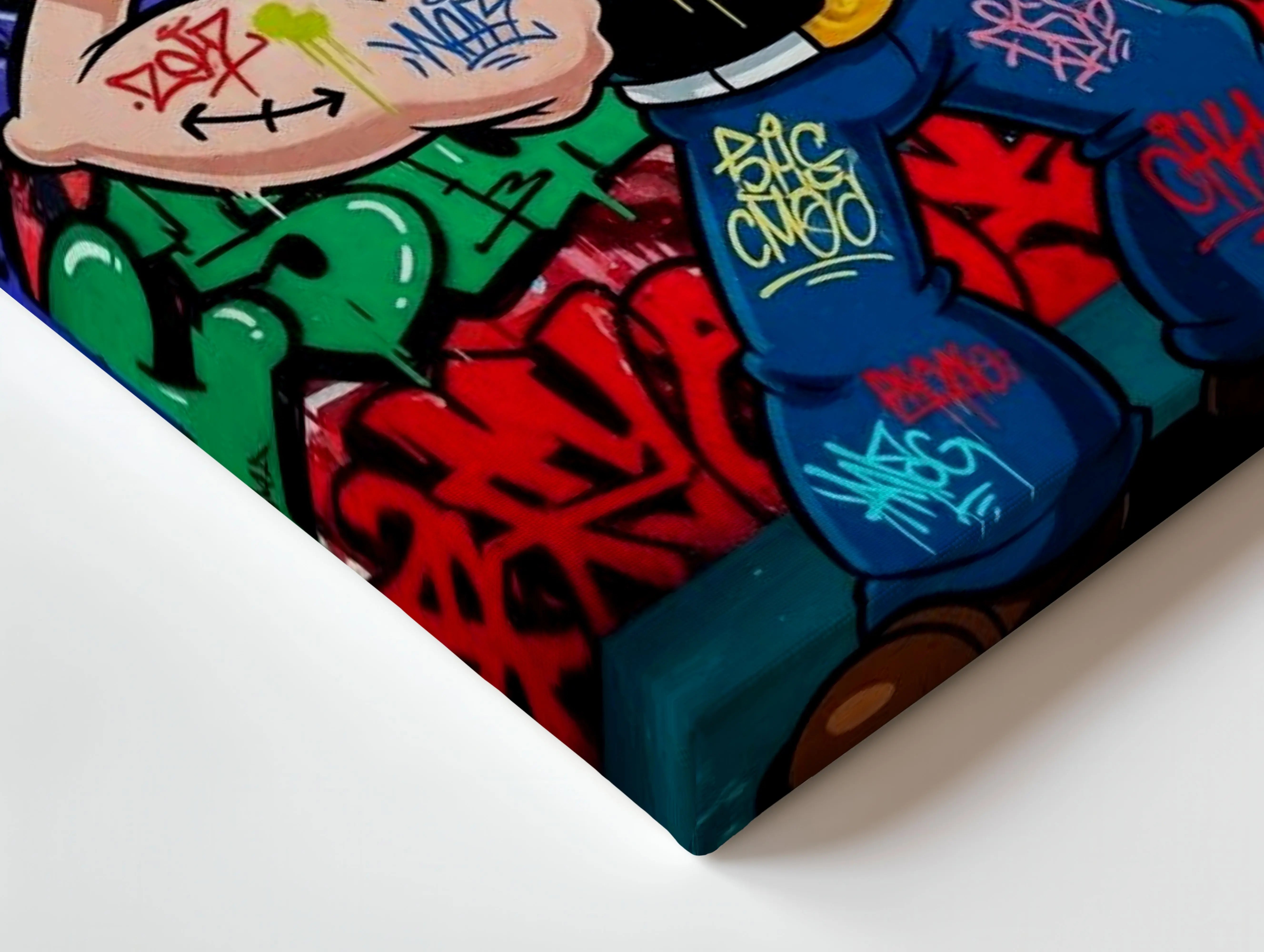 Popeye Street Power Graffiti Art – Urban Muscle Pop Art | 4K Ultra Wrap Frame Wall Art in Pakistan | IBRELIA™ IBRELIA