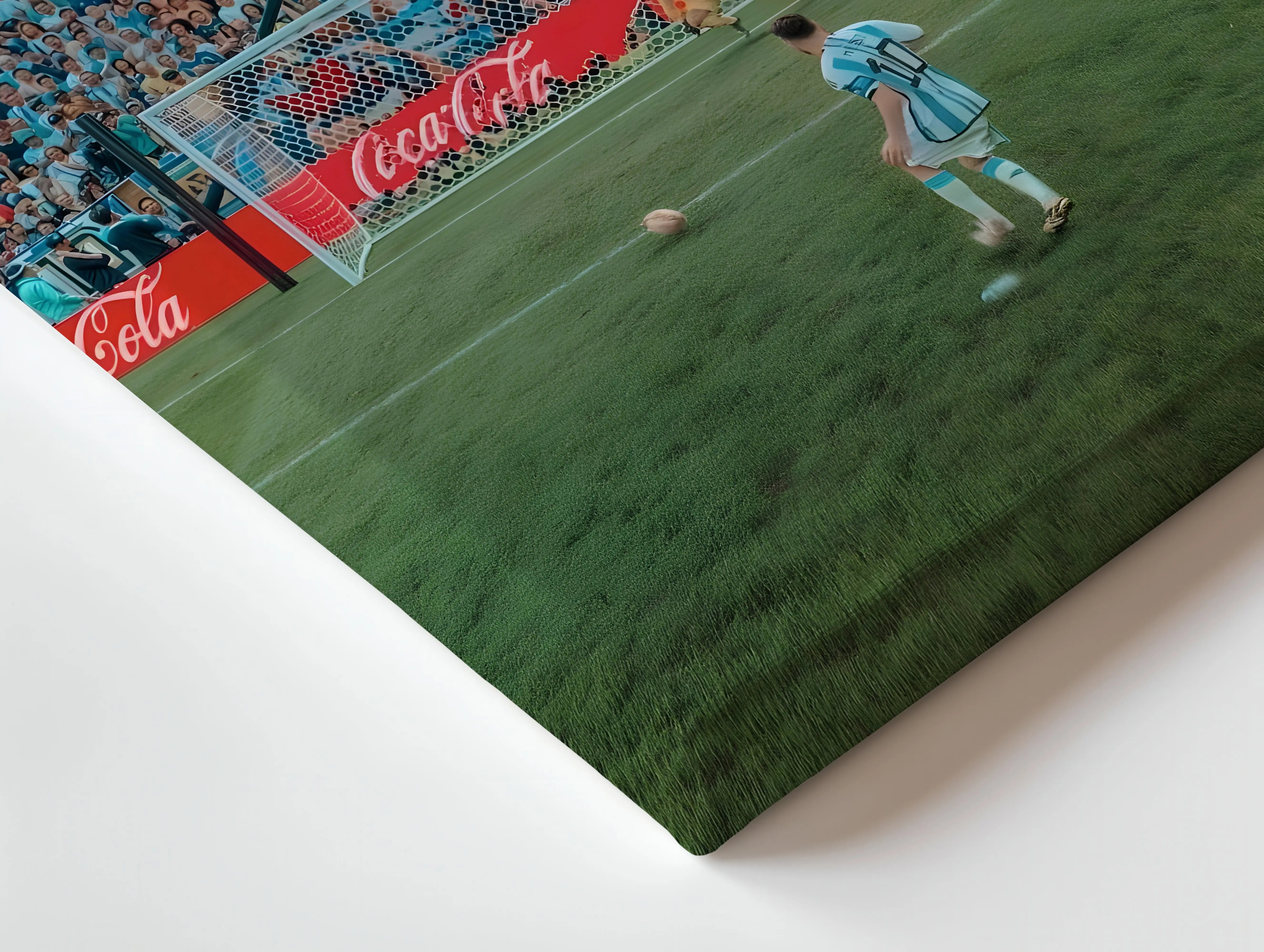 Lionel Messi Iconic Penalty Moment Argentina Art – 4K Ultra Wrap Frame Wall Art in Pakistan | IBRELIA™ IBRELIA
