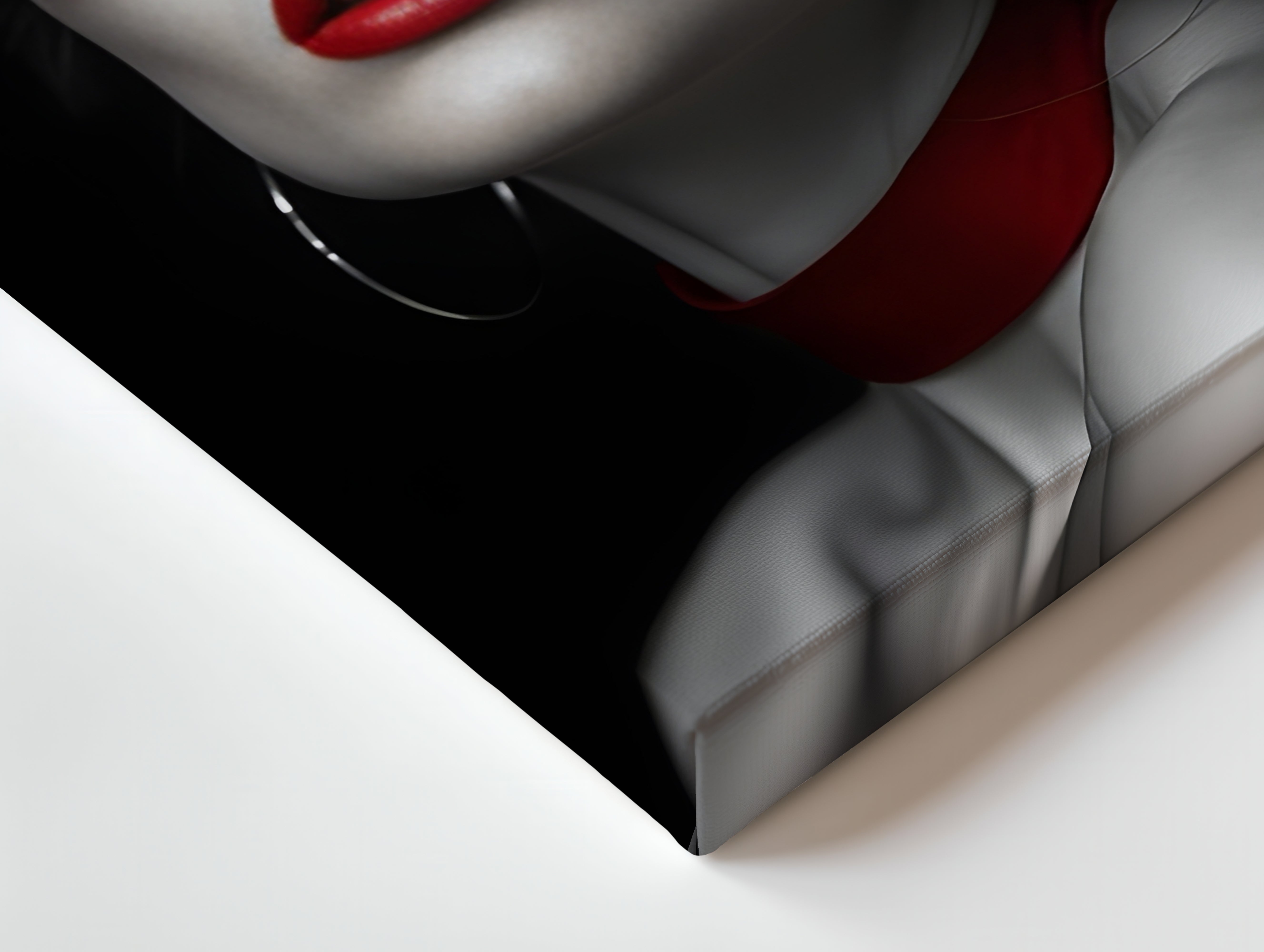 Scarlet Vision Glam Portrait – 4K Ultra Wrap Frame Wall Art in Pakistan | IBRELIA™