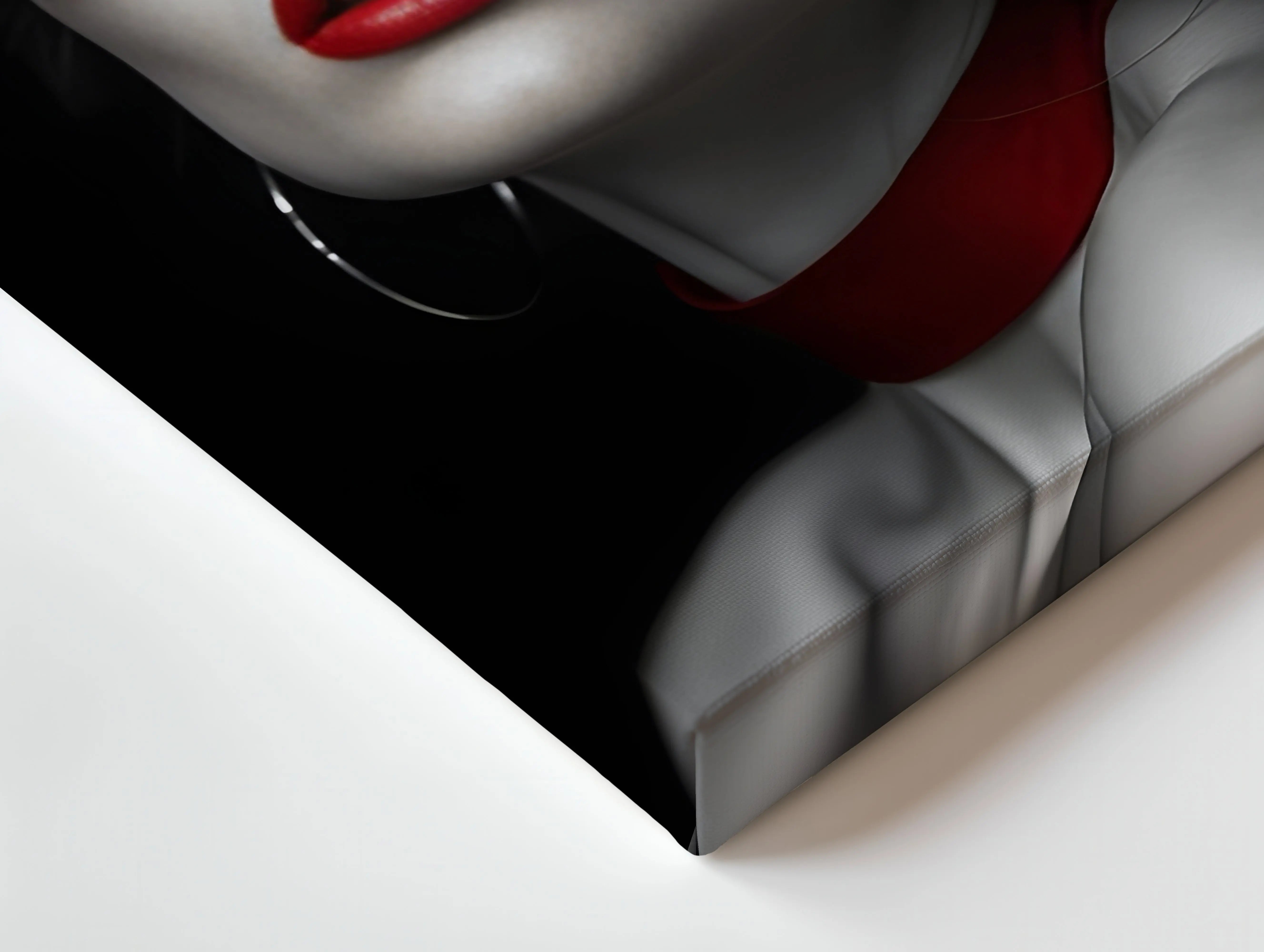 Scarlet Vision Glam Portrait – 4K Ultra Wrap Frame Wall Art in Pakistan | IBRELIA™ IBRELIA