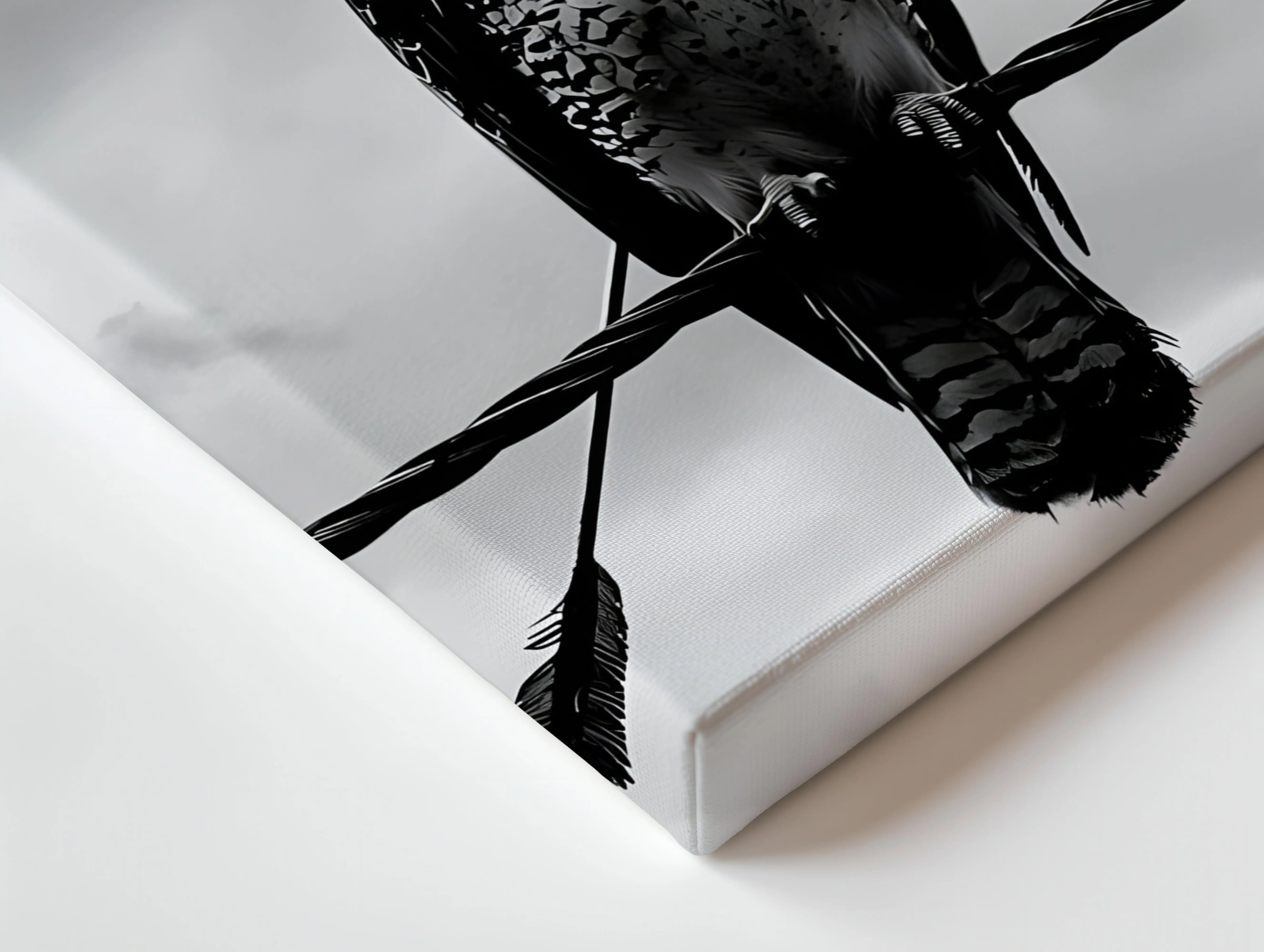 Mentality Hawk Minimal Art – 4K Ultra Wrap Frame Wall Art in Pakistan | IBRELIA™ IBRELIA