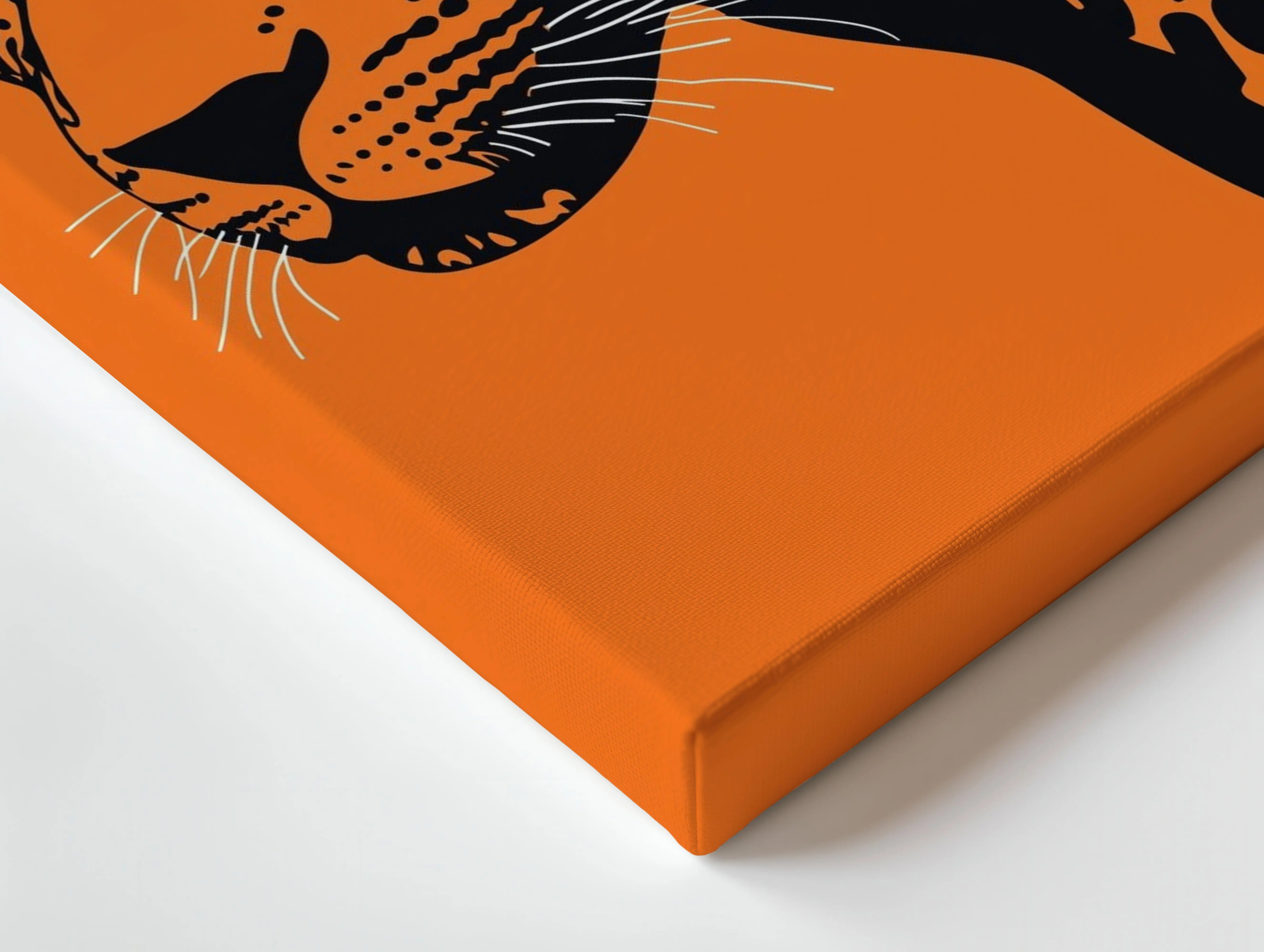 Majestic Leopard Minimal Art – 4K Ultra Wrap Frame Wall Art in Pakistan | IBRELIA™ IBRELIA