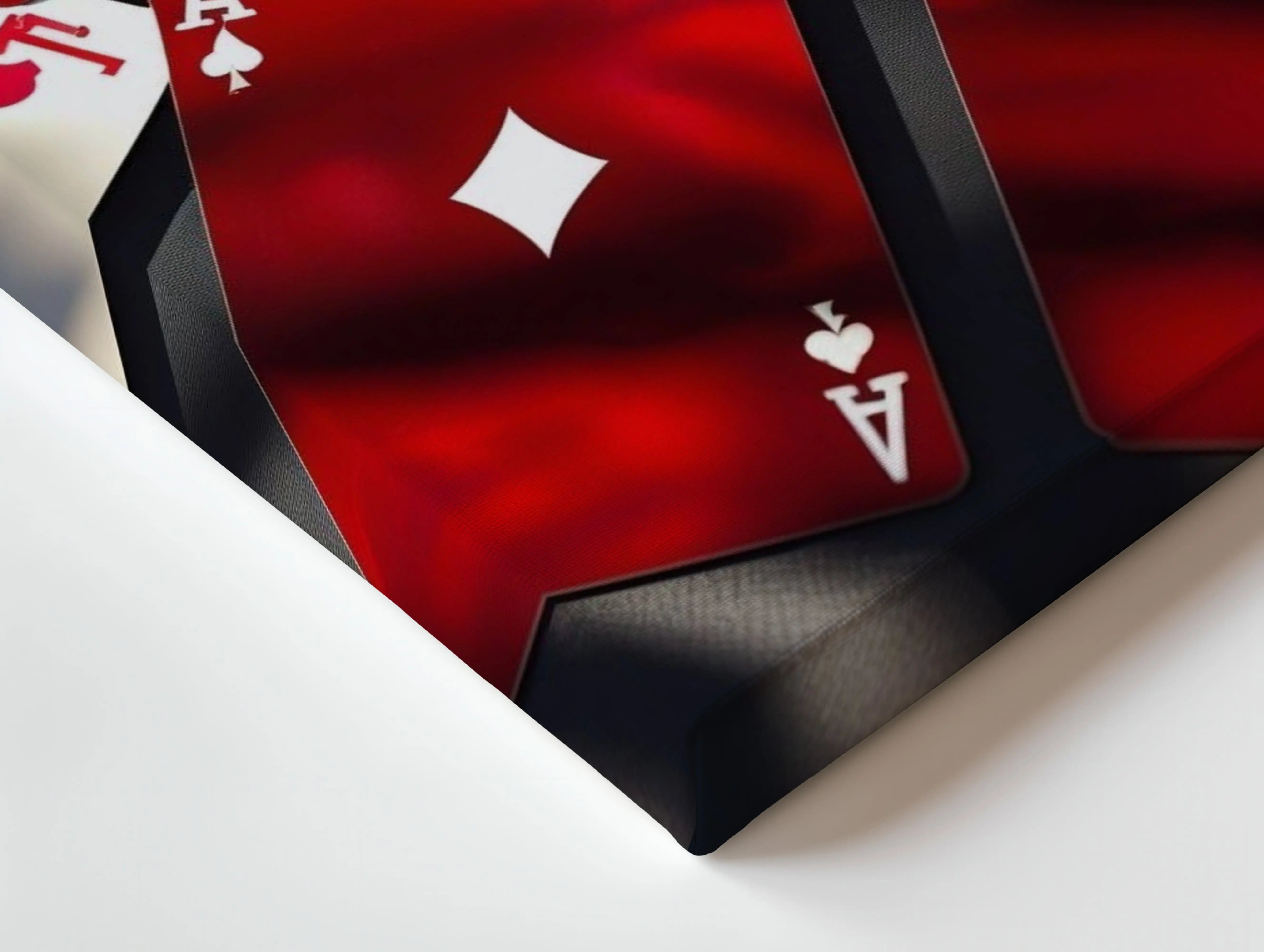 Ace of Power Playing Cards Art – 4K Ultra Wrap Frame Wall Art in Pakistan | IBRELIA™ IBRELIA