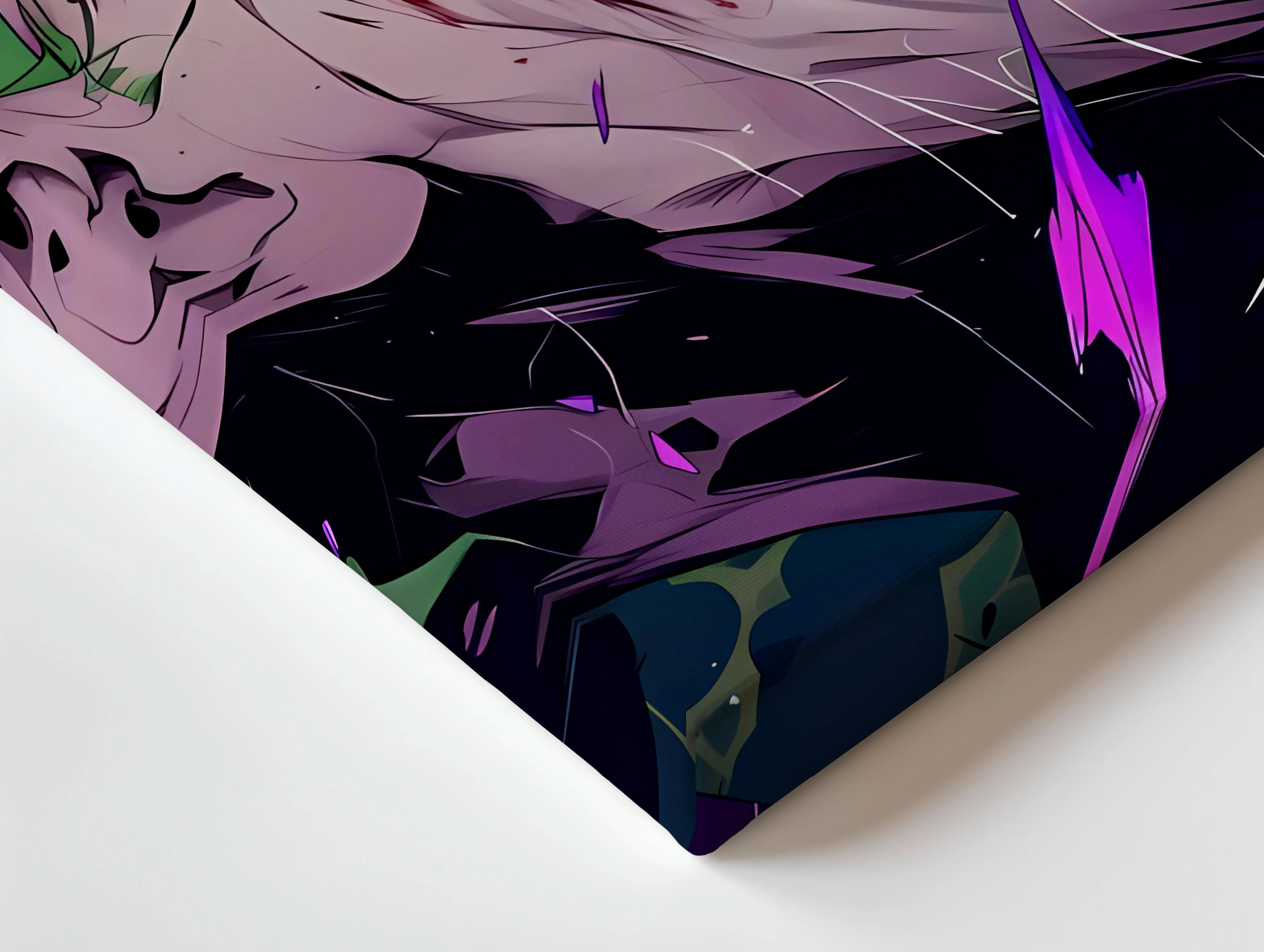 Joker Chaos Explosion Wall Art – Dark Comic Villain Canvas Frame | Joker Rage Poster Pakistan | IBRELIA™ IBRELIA