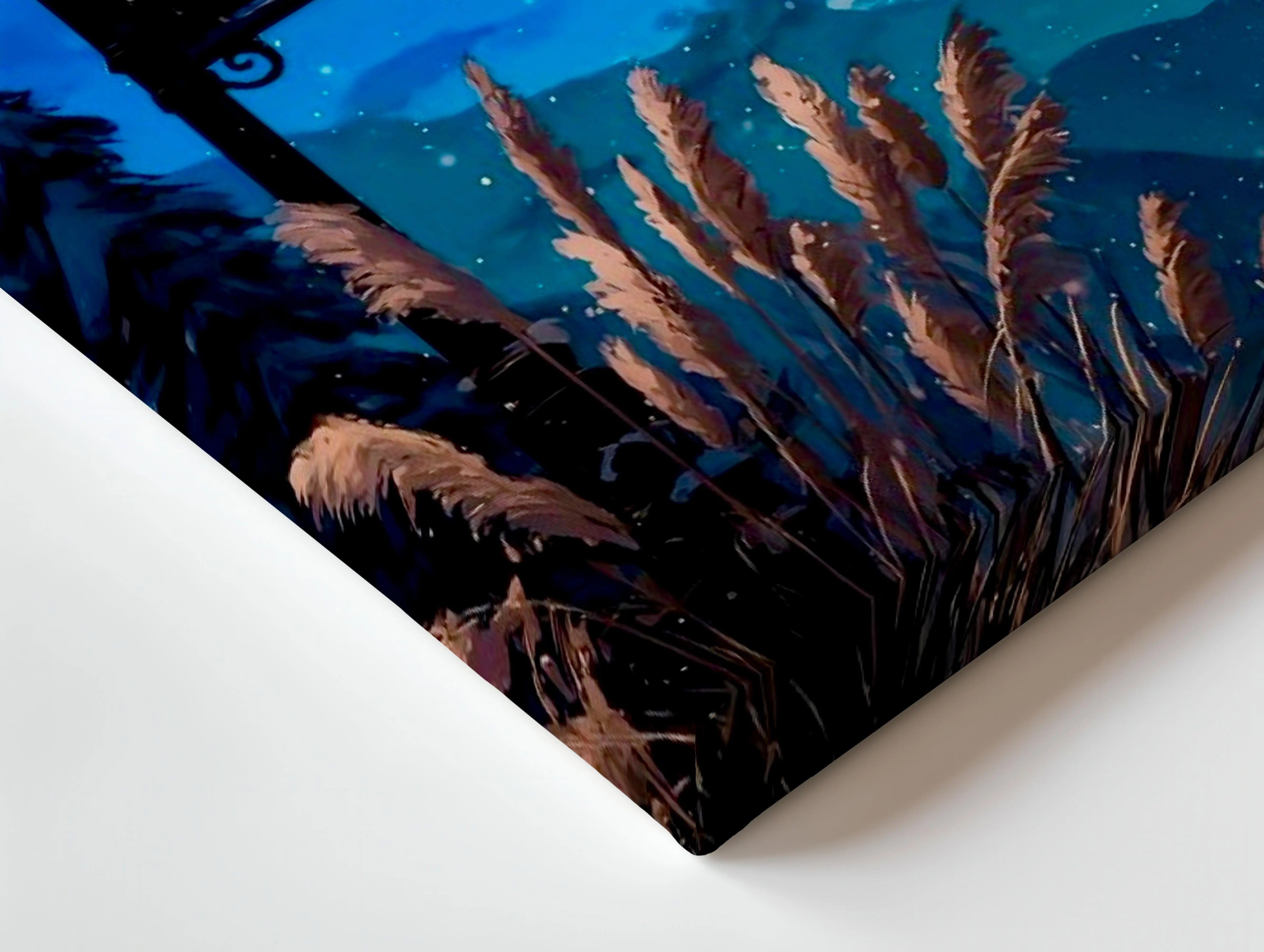 Hogwarts Night Wall Art – Magical Harry Potter Inspired Canvas Frame | Fantasy Castle Poster Pakistan | IBRELIA™ IBRELIA